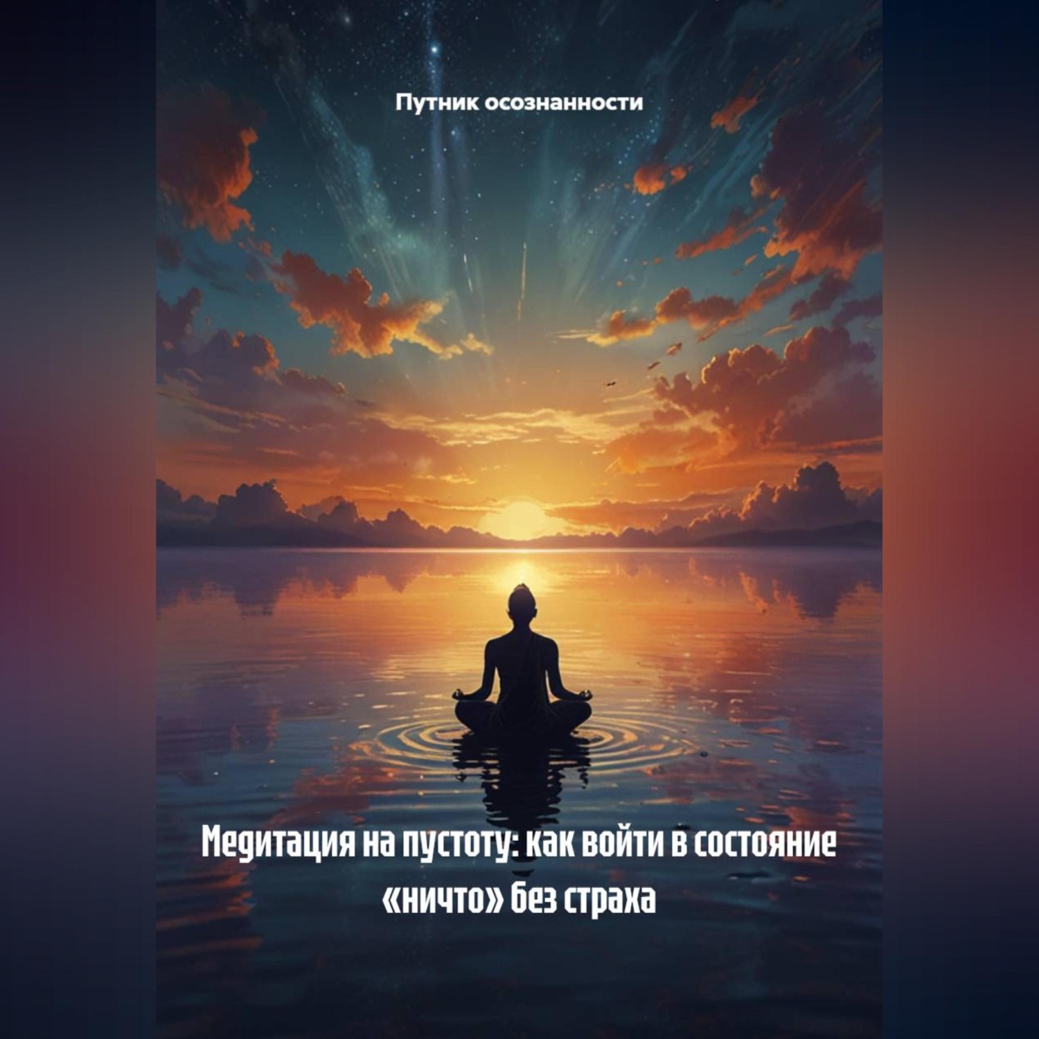 Обложка книги «Медитация на пустоту: как войти в состояние «ничто» без страха»
