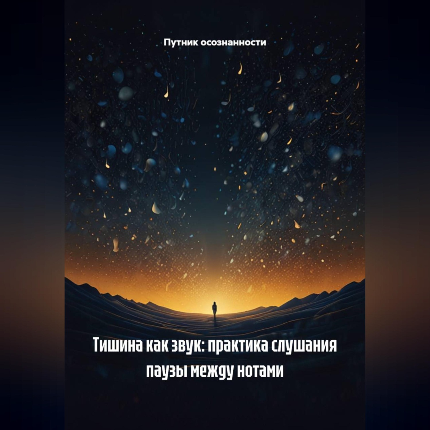 Обложка книги «Тишина как звук: практика слушания паузы между нотами»