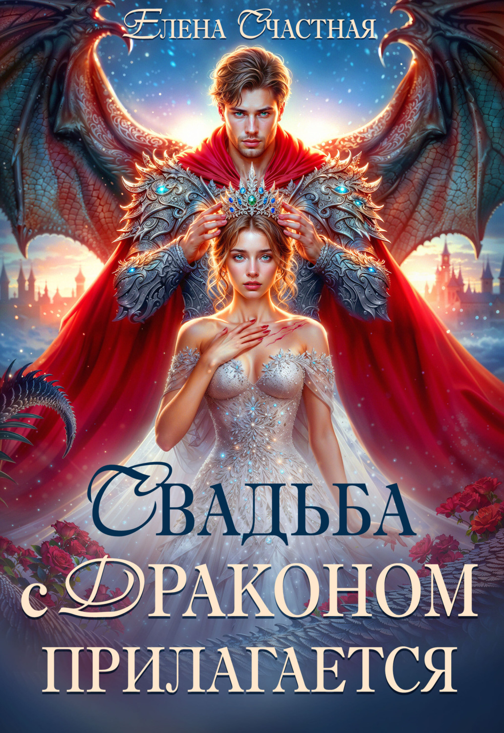 Обложка книги «Свадьба с драконом прилагается, или Трон для попаданки»