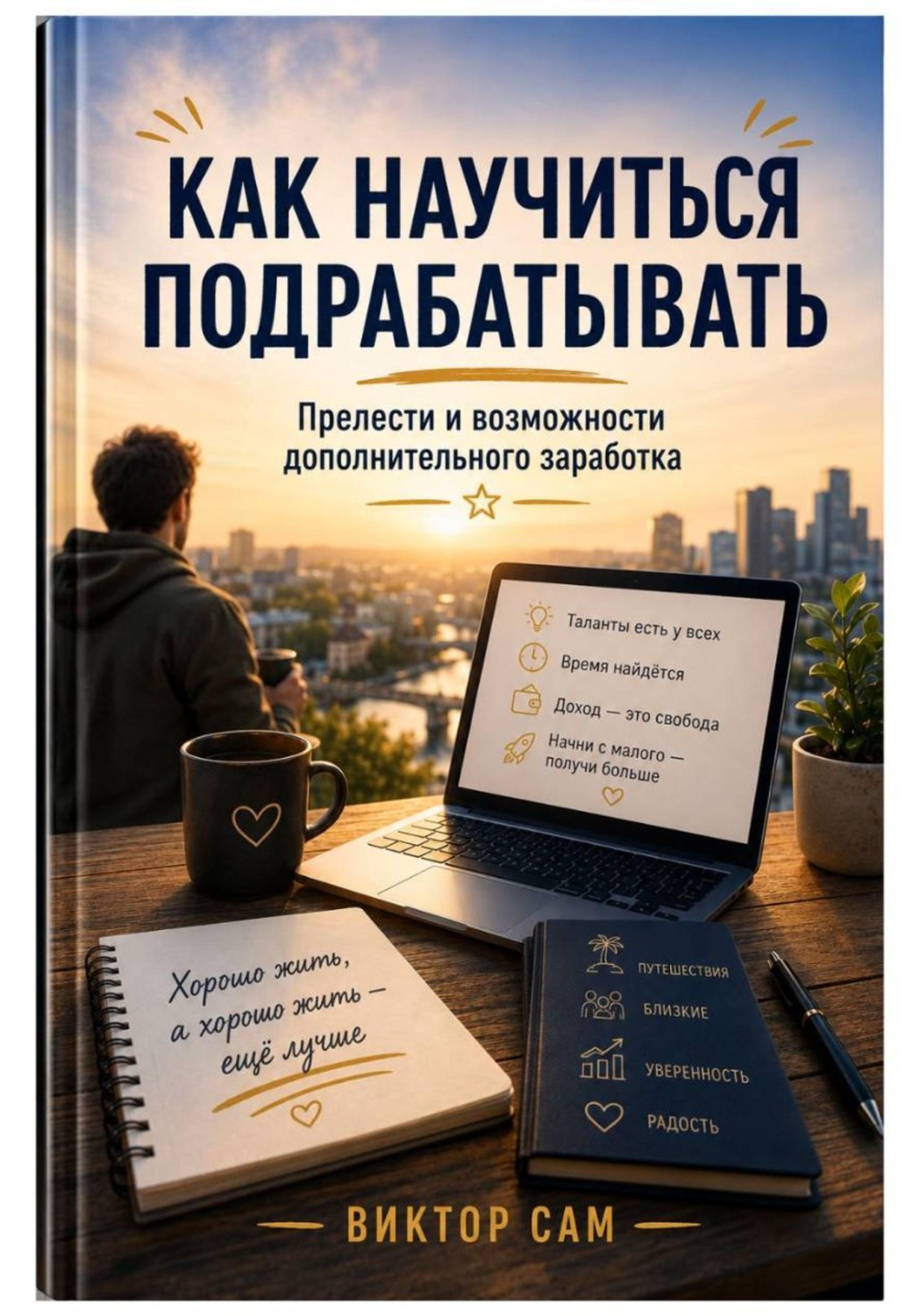 Обложка книги «Как научиться подрабатывать. Прелести и возможности дополнительного заработка»