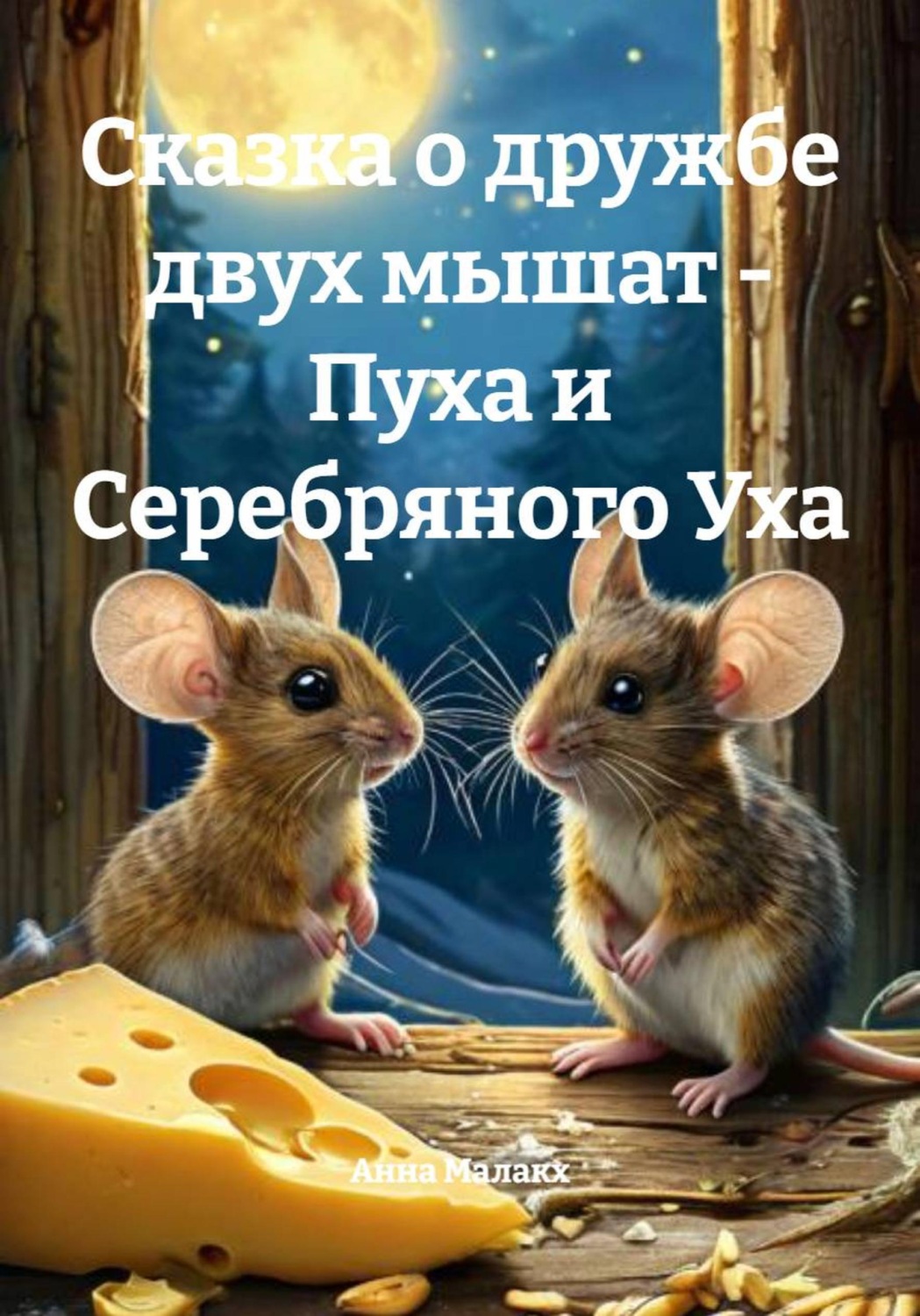 Обложка книги «Сказка о дружбе двух мышат - Пуха и Серебряного Уха»