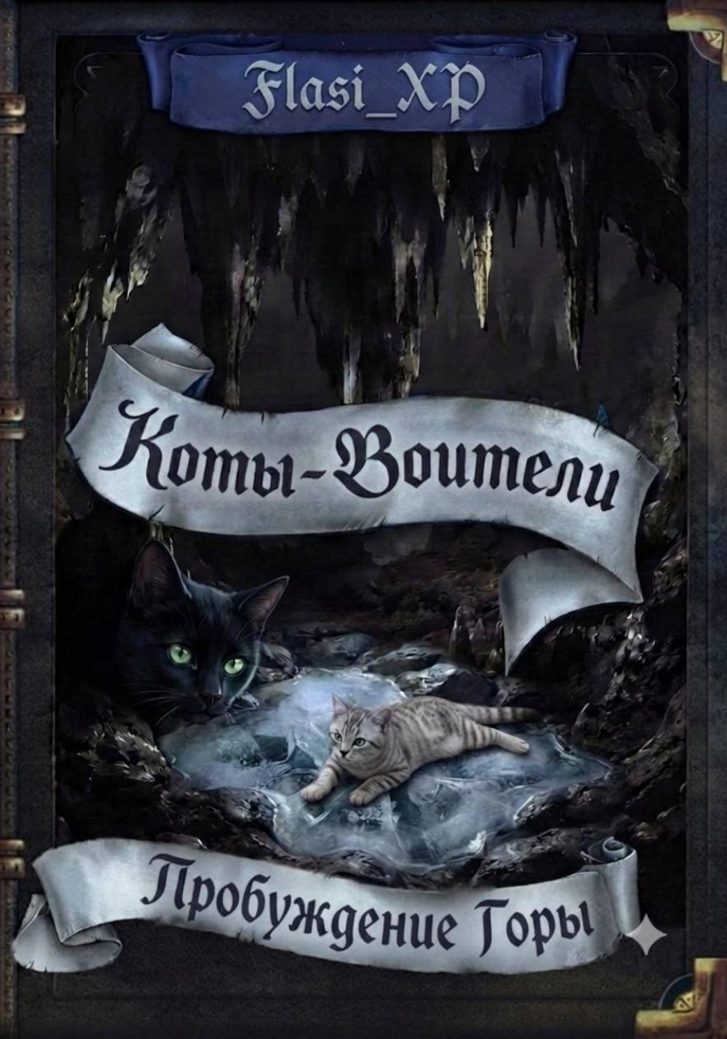 Обложка книги «Коты Воители: Пробуждение Горы»
