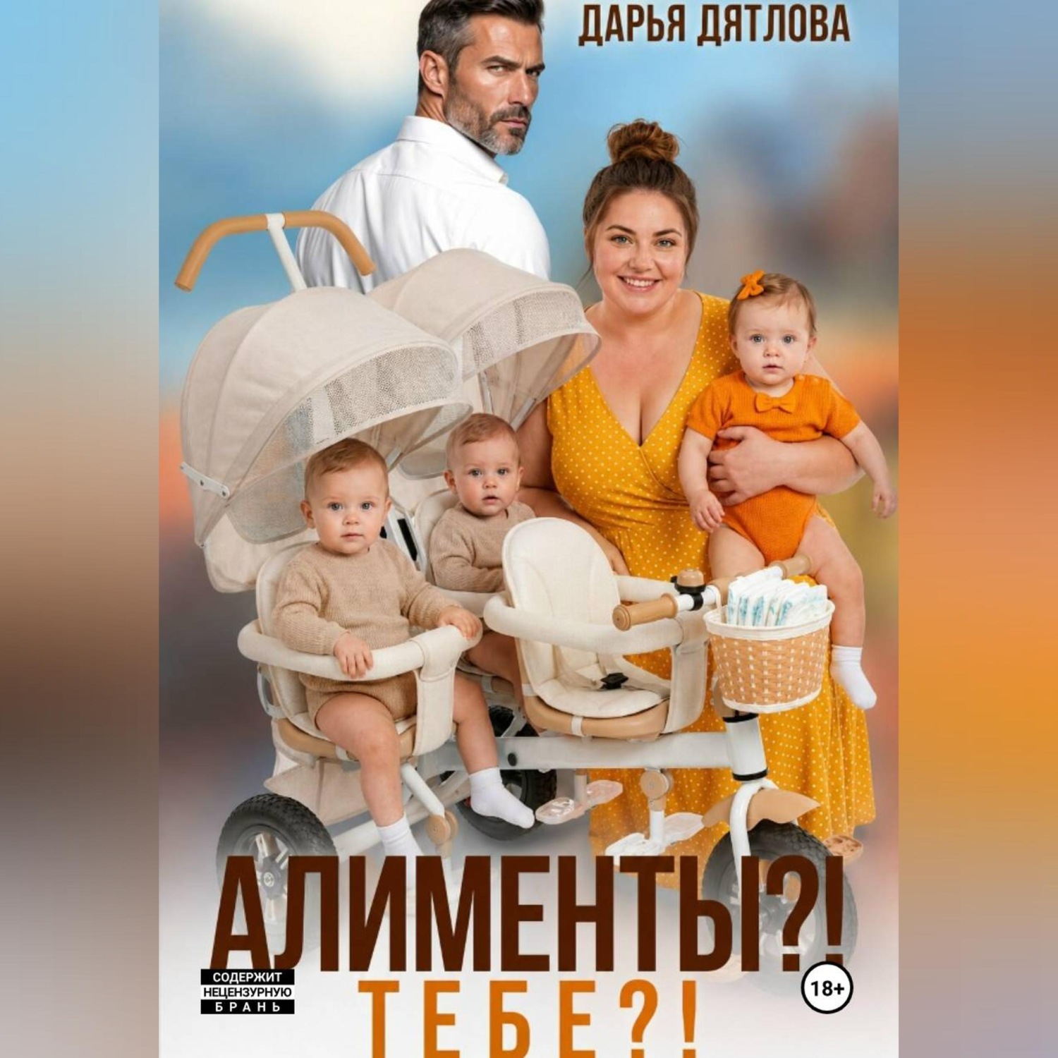 Обложка книги «Алименты? Тебе?»