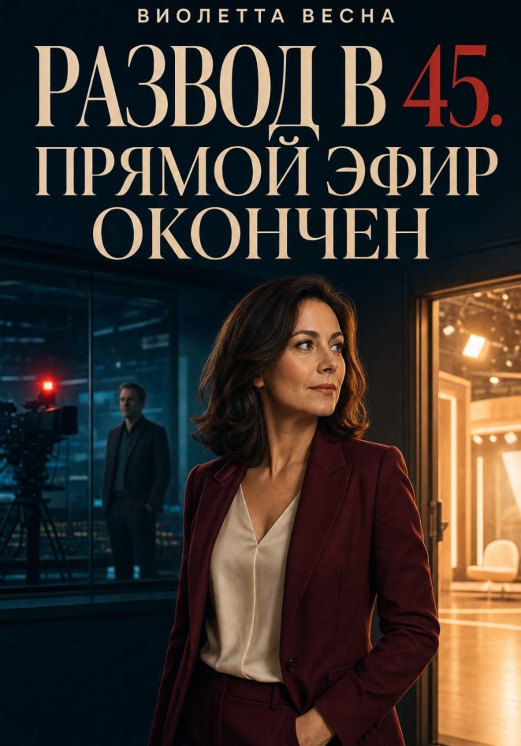 Обложка книги «Развод в 45. Прямой эфир окончен»