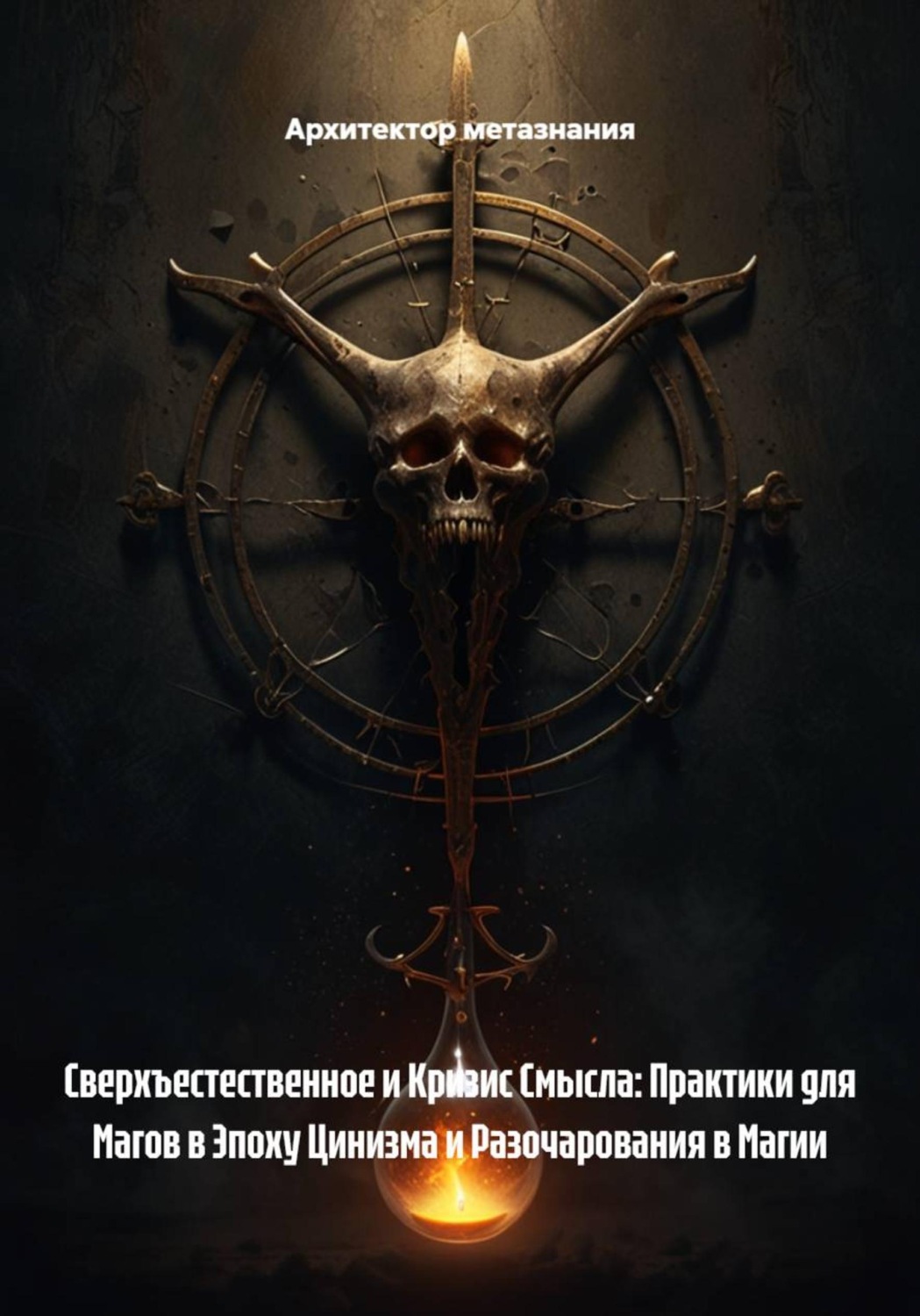Обложка книги «Сверхъестественное и Кризис Смысла: Практики для Магов в Эпоху Цинизма и Разочарования в Магии»