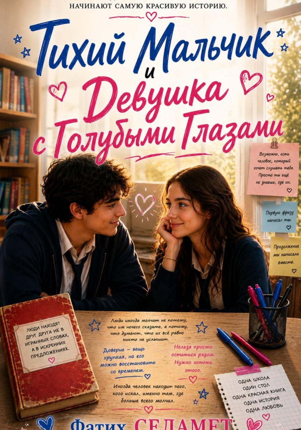 Обложка книги «Тихий мальчик и голубоглазая девушка»