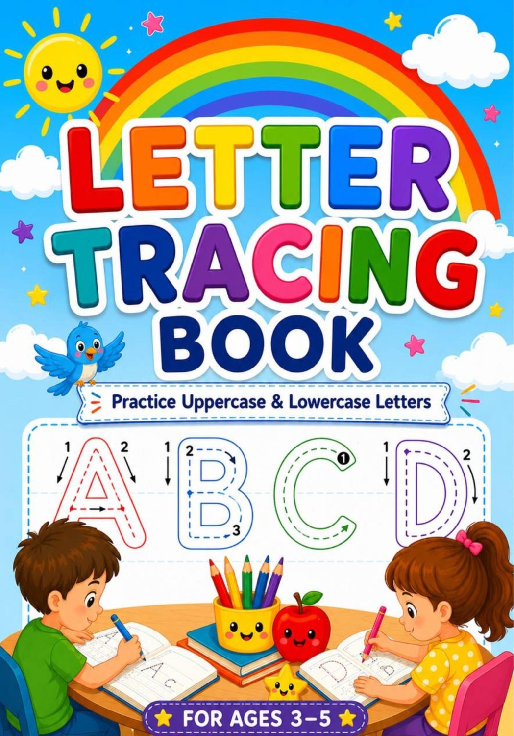 Обложка книги «My First English Alphabet Tracing Book Моя первая книга-пропись английского алфавита»
