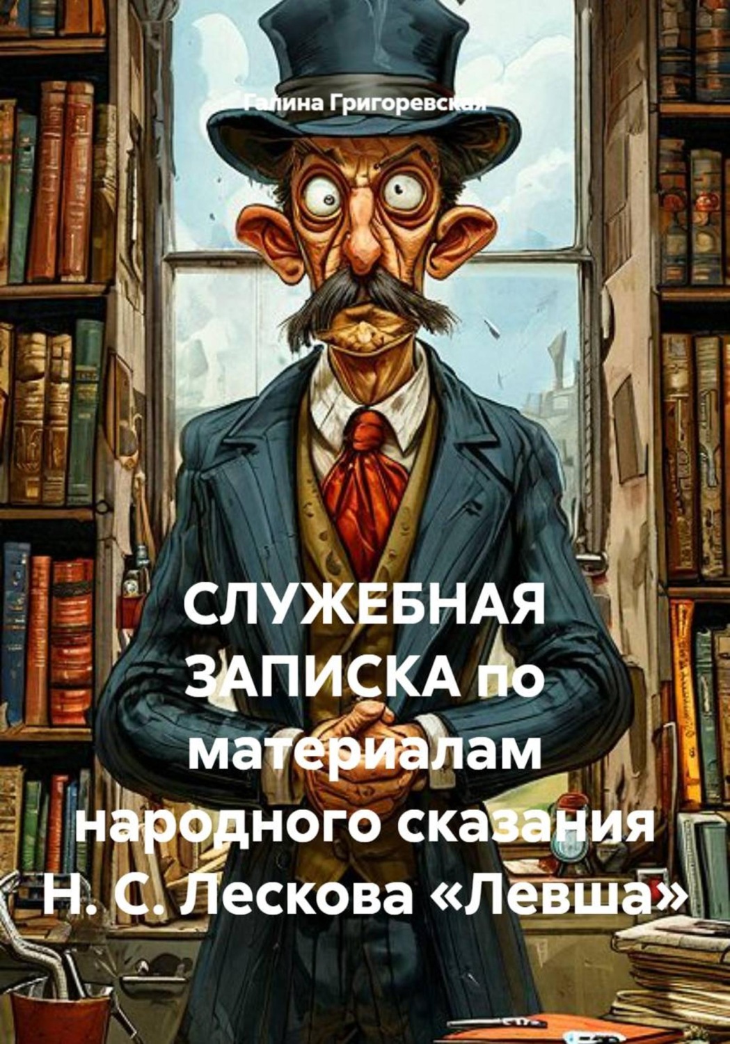 Обложка книги «СЛУЖЕБНАЯ ЗАПИСКА по материалам народного сказания Н. С. Лескова «Левша»»
