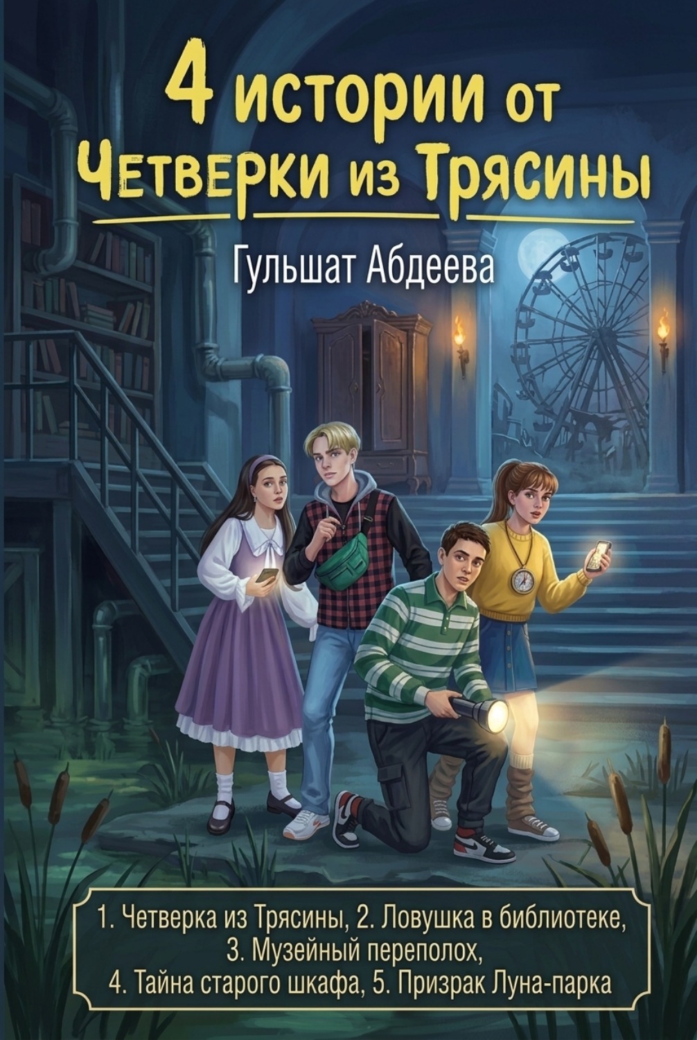 Обложка книги «4 истории от Четверки из Трясины»