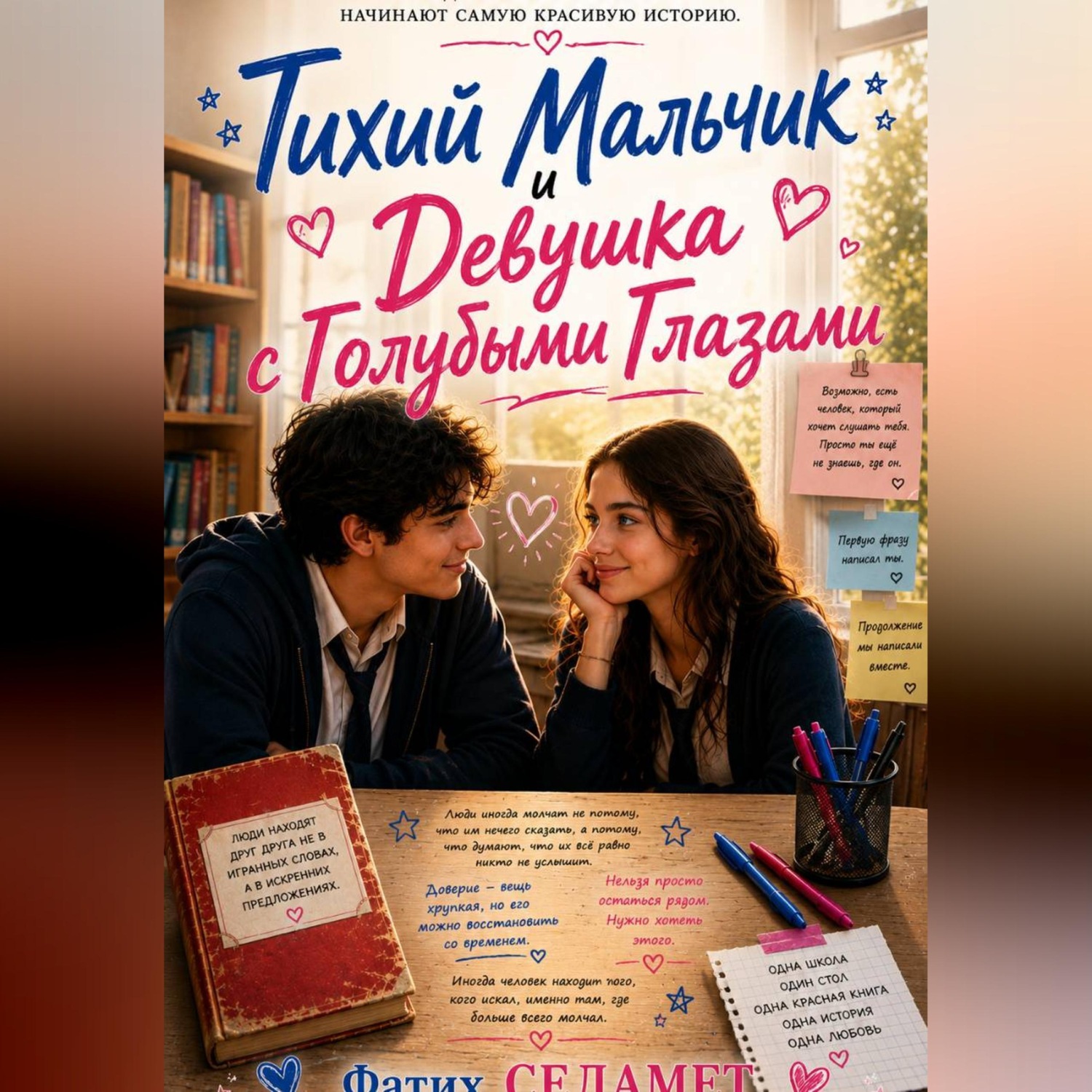 Обложка книги «Тихий мальчик и голубоглазая девушка»
