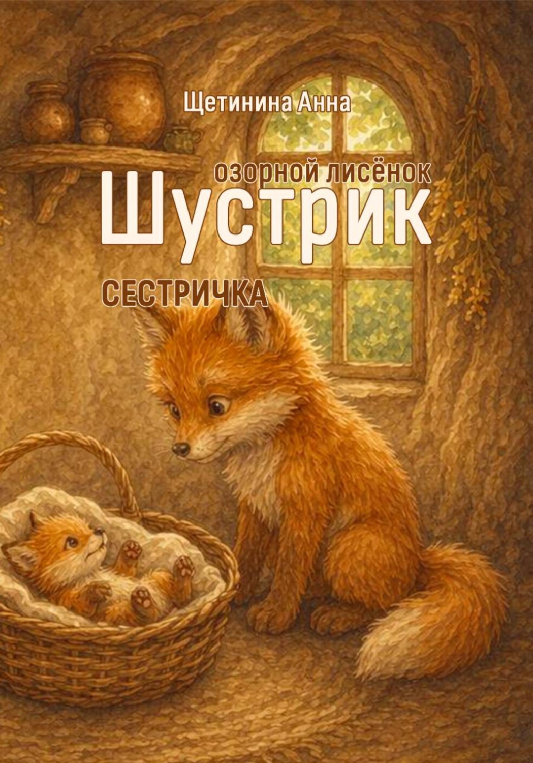 Обложка книги «Озорной лисёнок Шустрик (сестричка)»