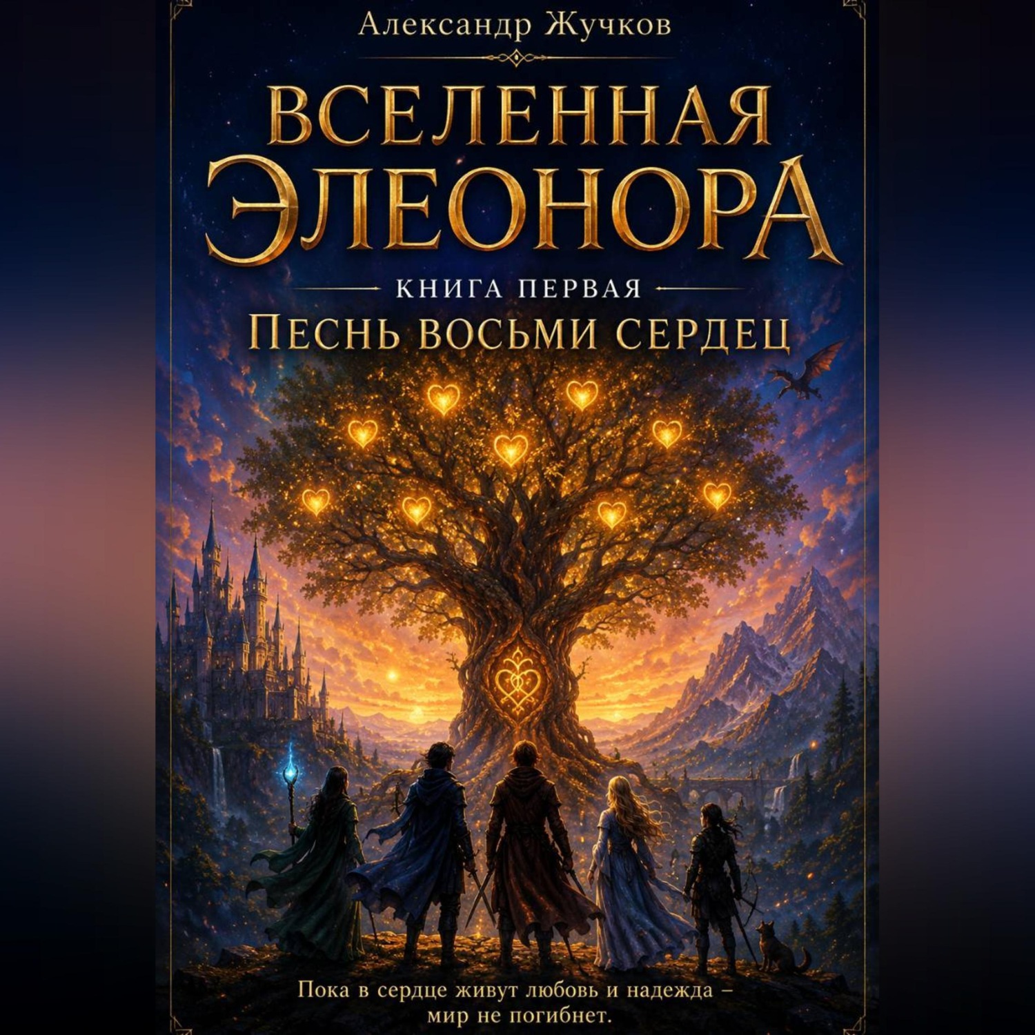 Обложка книги «Вселенная Элеонора. Книга первая. Песнь Восьми Сердец.»
