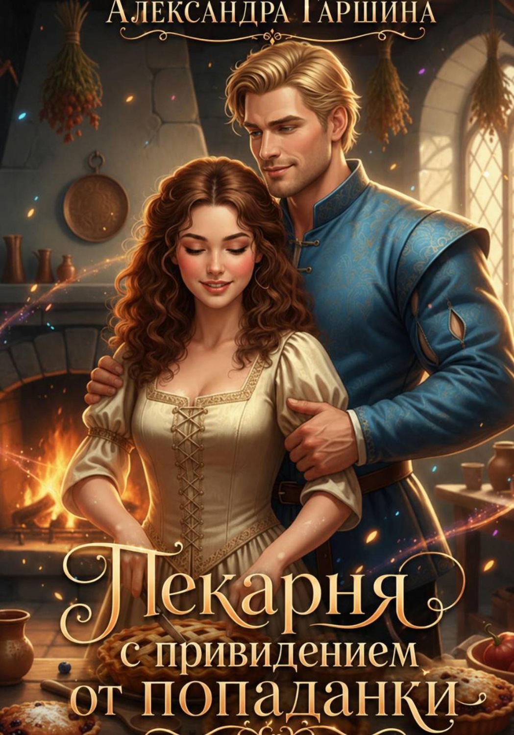 Обложка книги «Пекарня с привидением от попаданки»