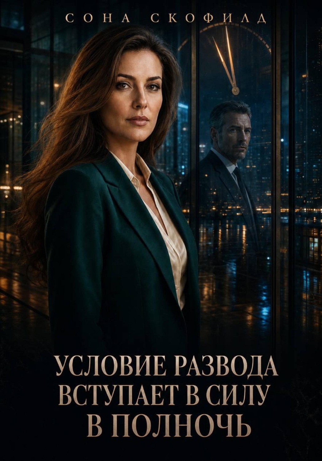 Обложка книги «Условие развода вступает в силу в полночь»