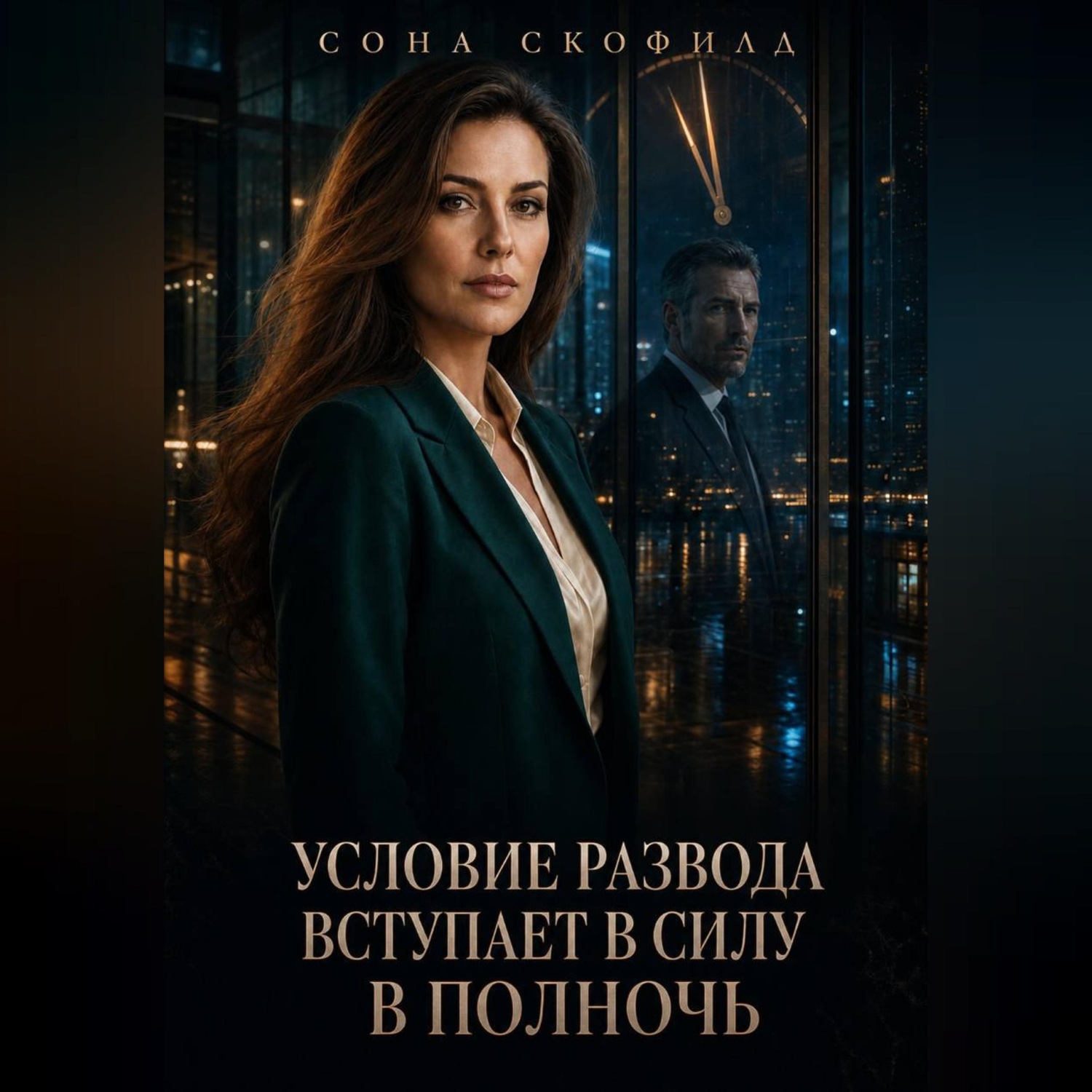 Обложка книги «Условие развода вступает в силу в полночь»