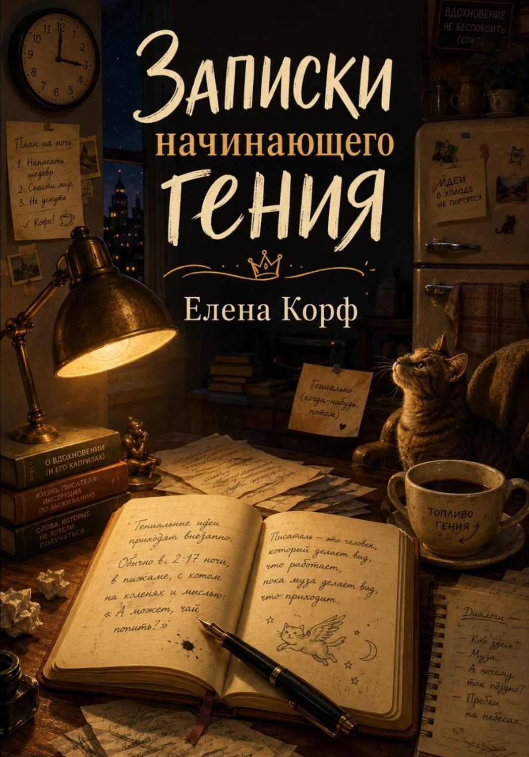 Обложка книги «Записки начинающего гения»