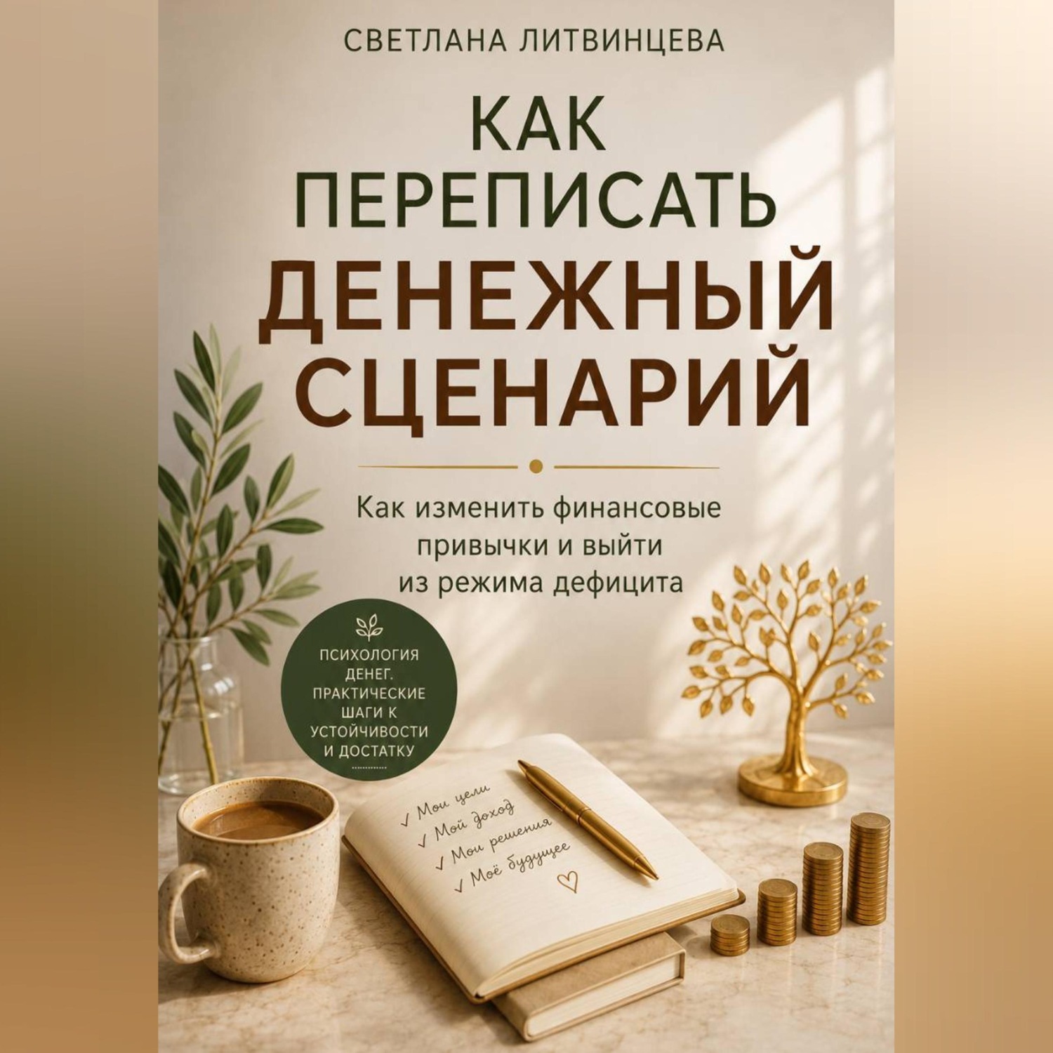 Обложка книги «Как переписать денежный сценарий. Как изменить финансовые привычки и выйти из режима дефицита.»