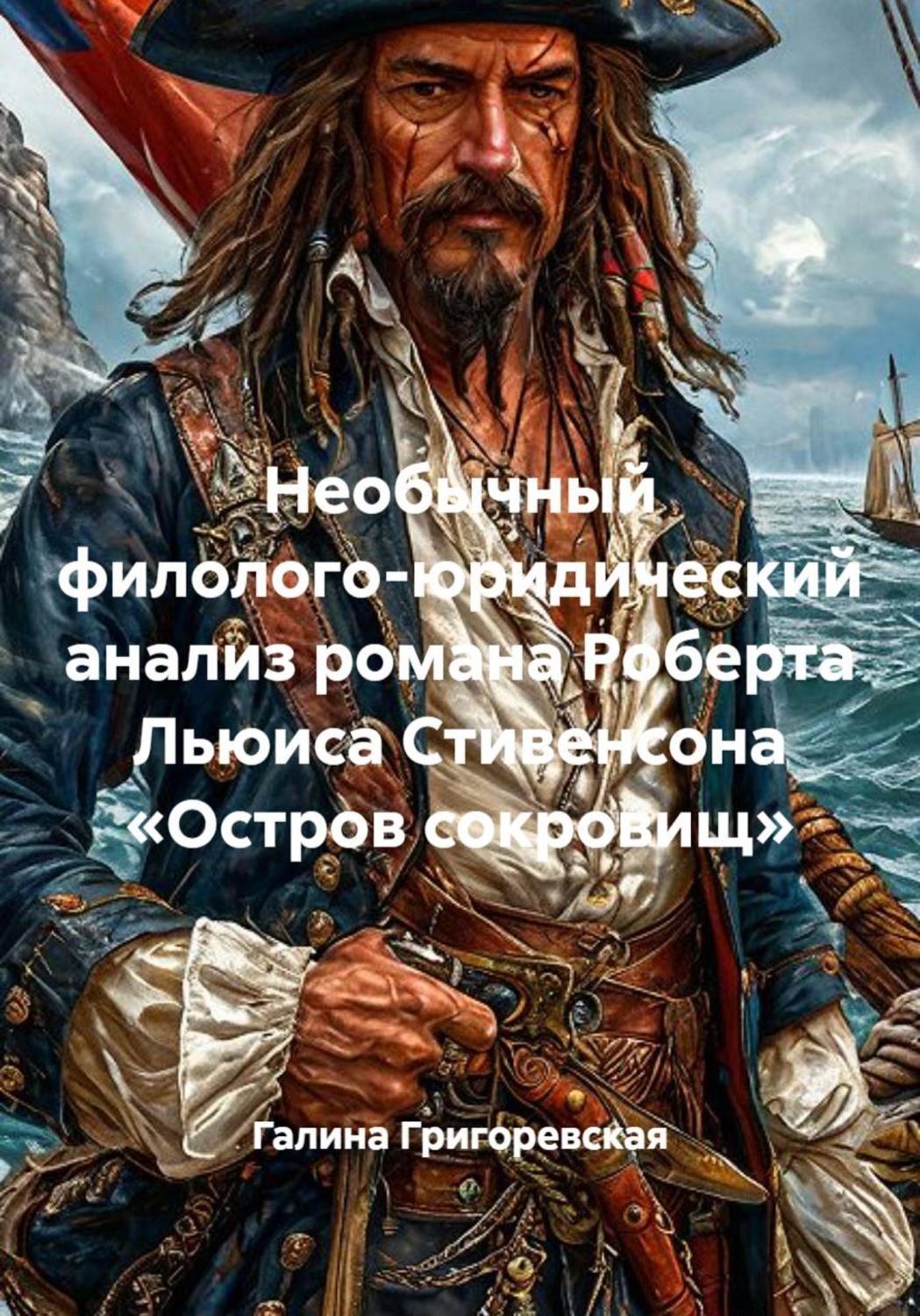 Обложка книги «Необычный филолого-юридический анализ романа Роберта Льюиса Стивенсона «Остров сокровищ»»