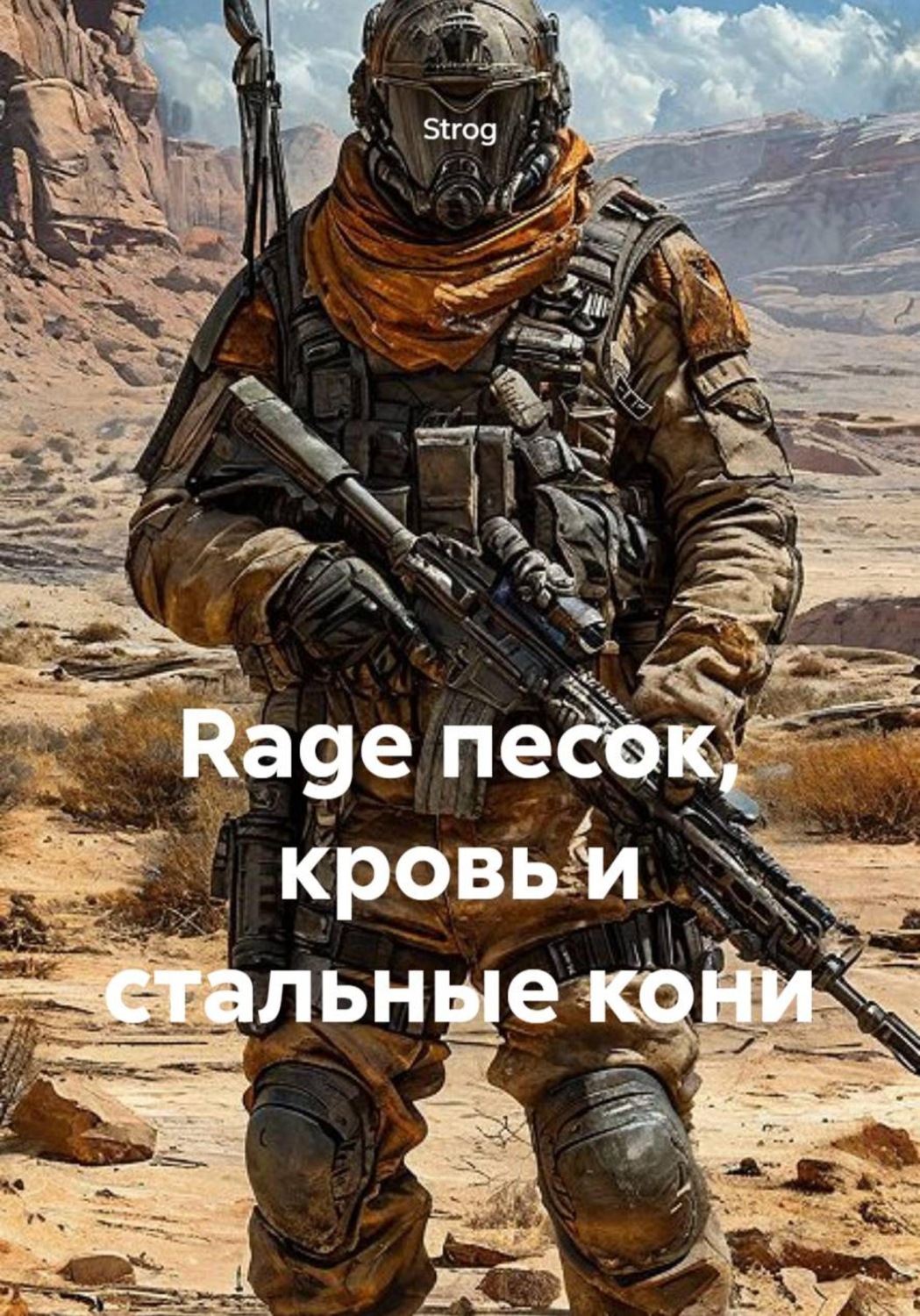 Обложка книги «Rage песок, кровь и стальные кони»