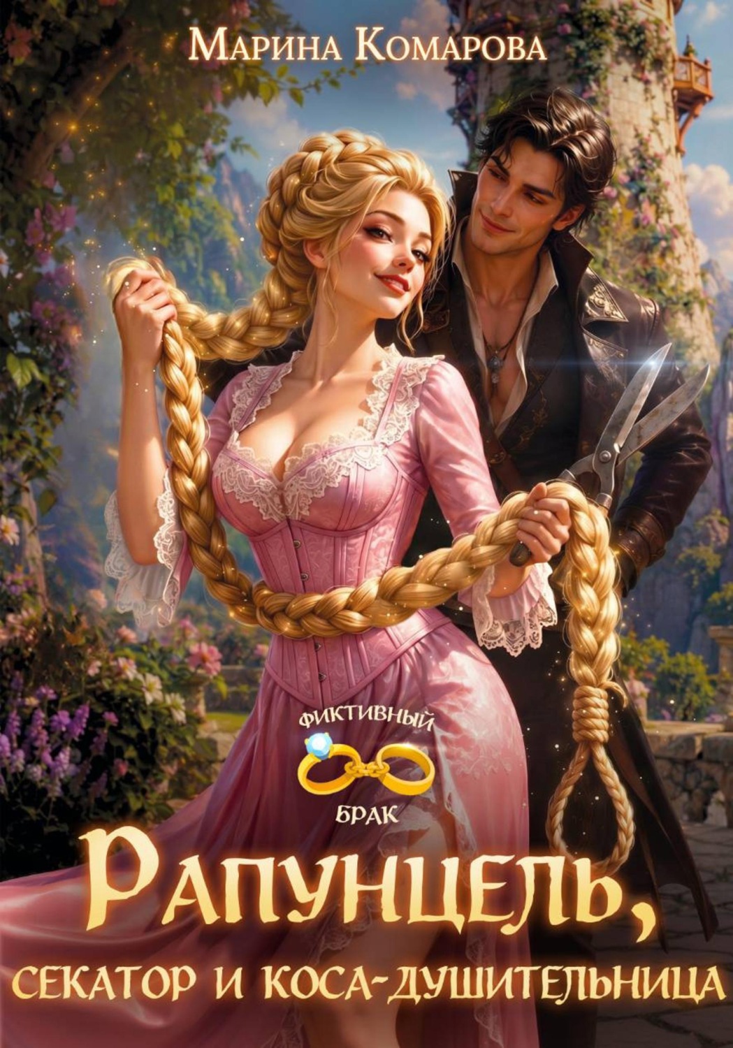 Обложка книги «Рапунцель, секатор и коса-душительница»