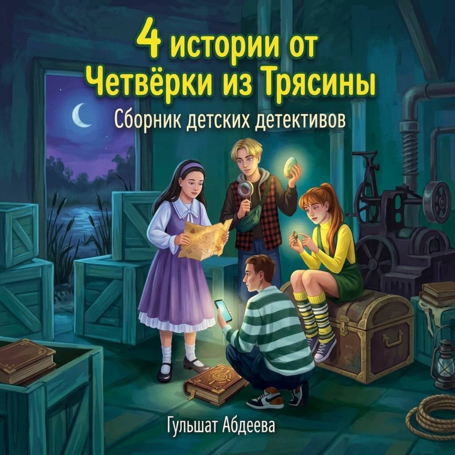 Обложка книги «4 истории от Четверки из Трясины»