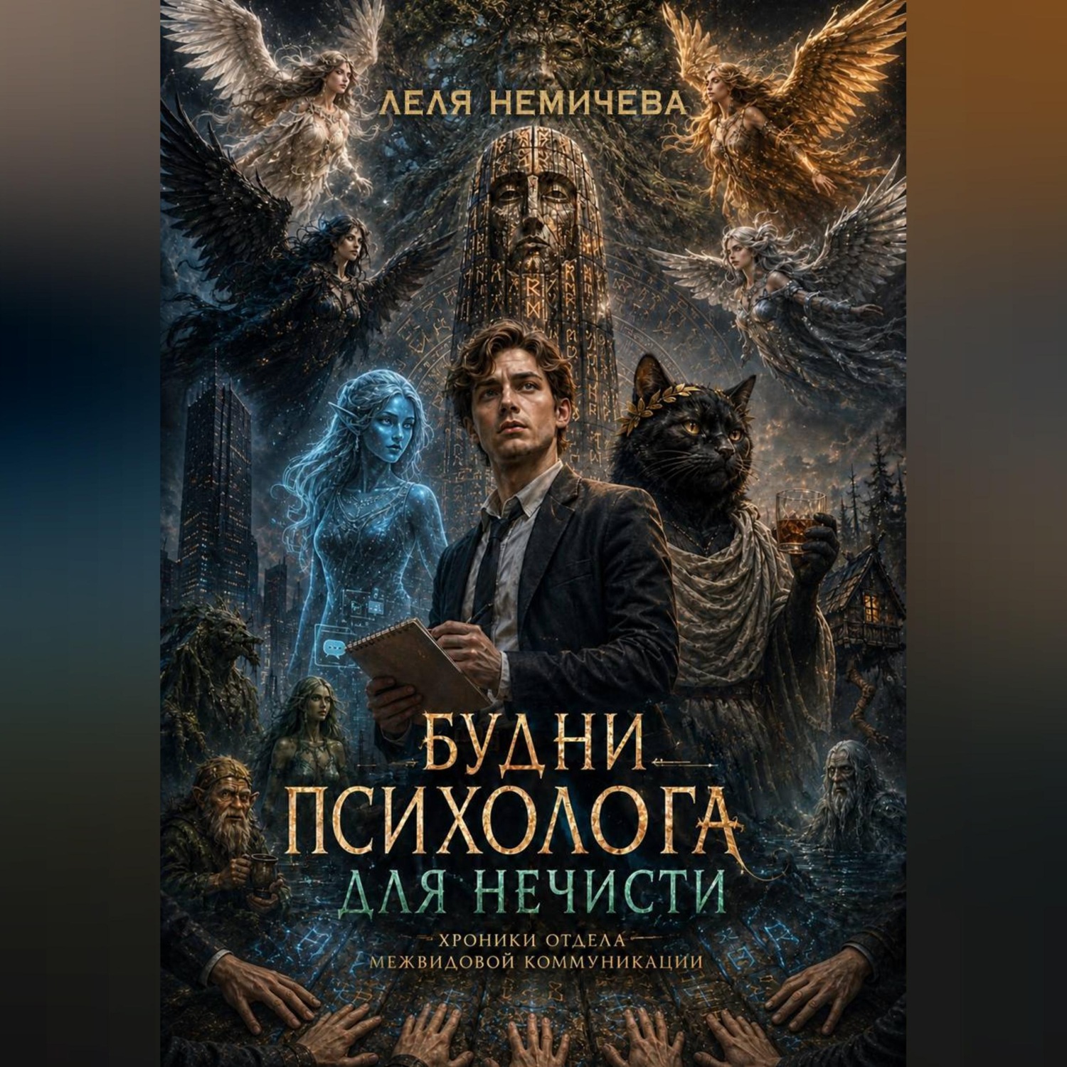 Обложка книги «Будни психолога для нечисти. Хроники отдела межвидовой коммуникации»