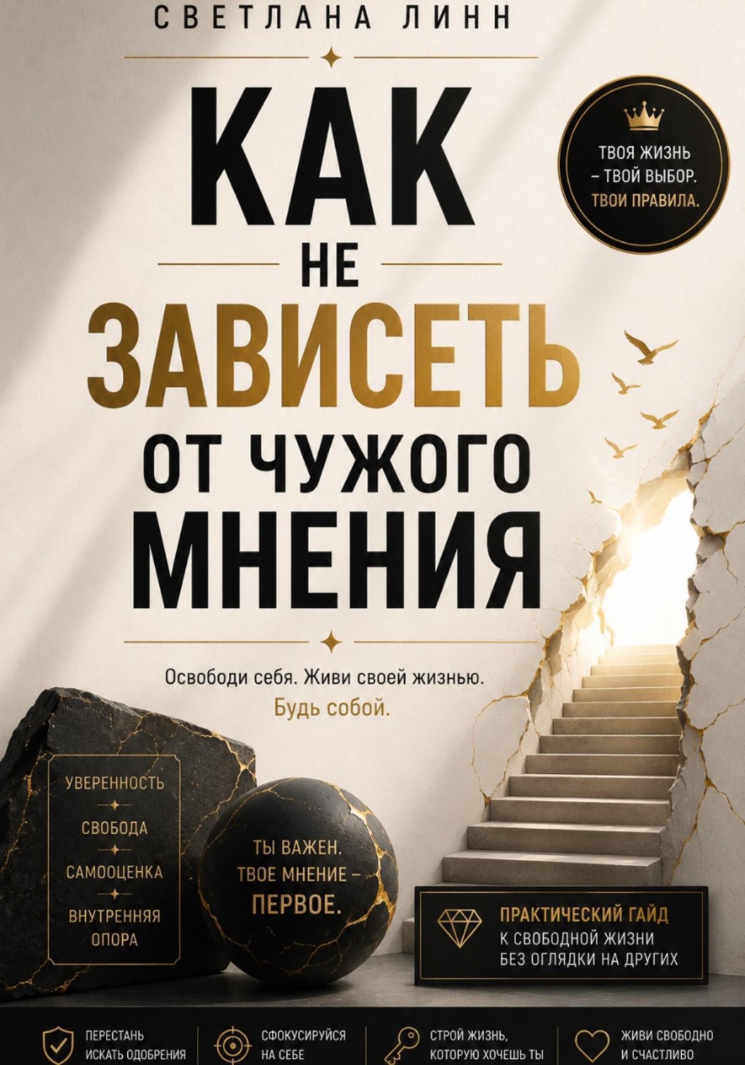 Обложка книги «Как не зависеть от чужого мнения»