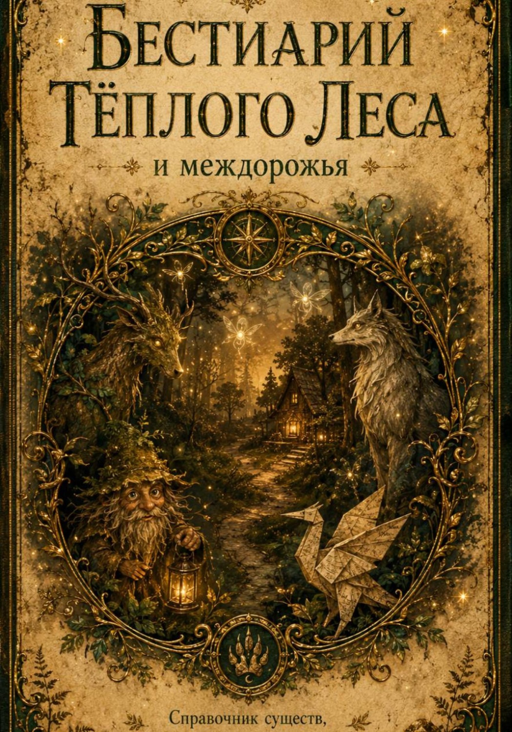 Обложка книги «Бестиарий Тёплого леса и Междорожья»