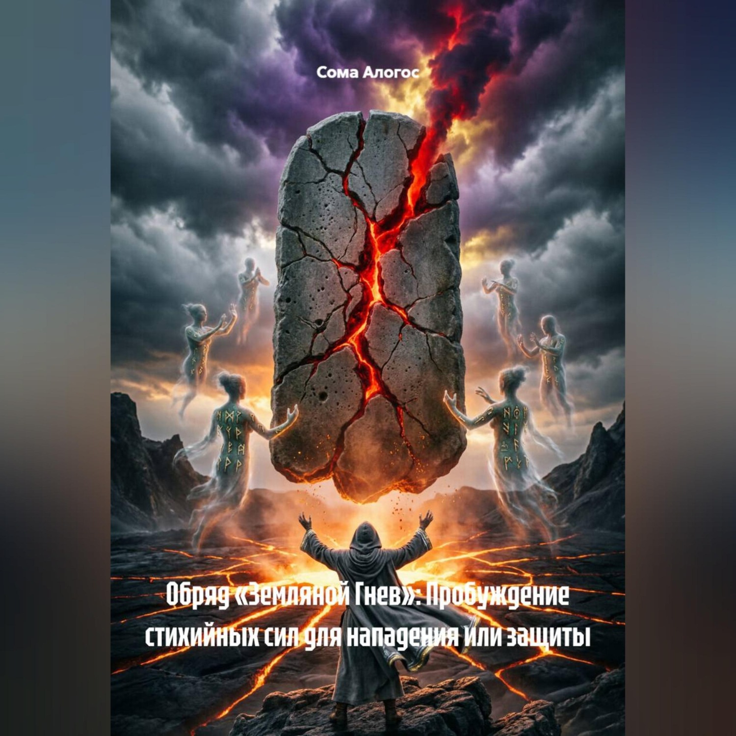 Обложка книги «Обряд «Земляной Гнев»: Пробуждение стихийных сил для нападения или защиты»