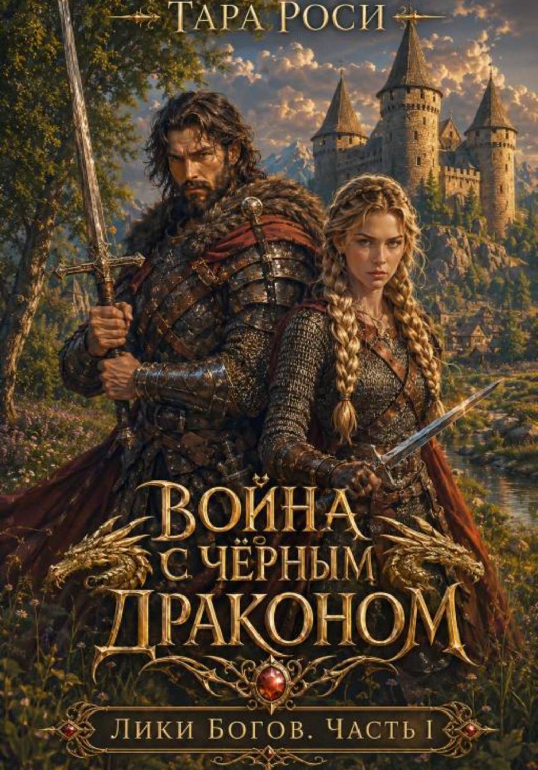 Обложка книги «Лики Богов. Война с чёрным драконом»