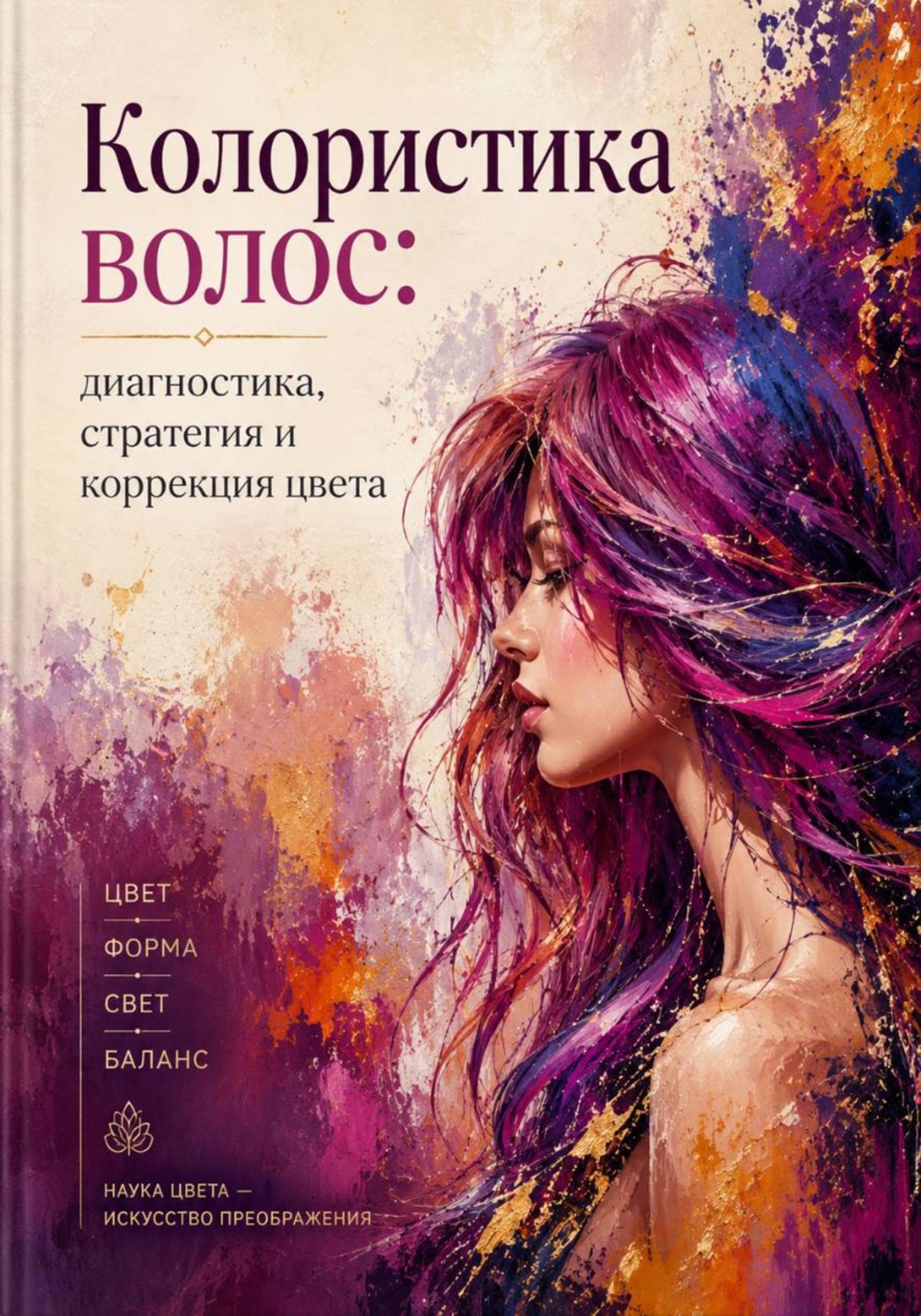 Обложка книги «Колористика волос: диагностика, стратегия и коррекция цвета»