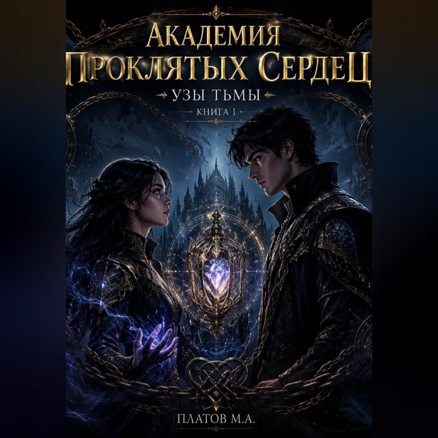 Обложка книги «АКАДЕМИЯ ПРОКЛЯТЫХ СЕРДЕЦ»