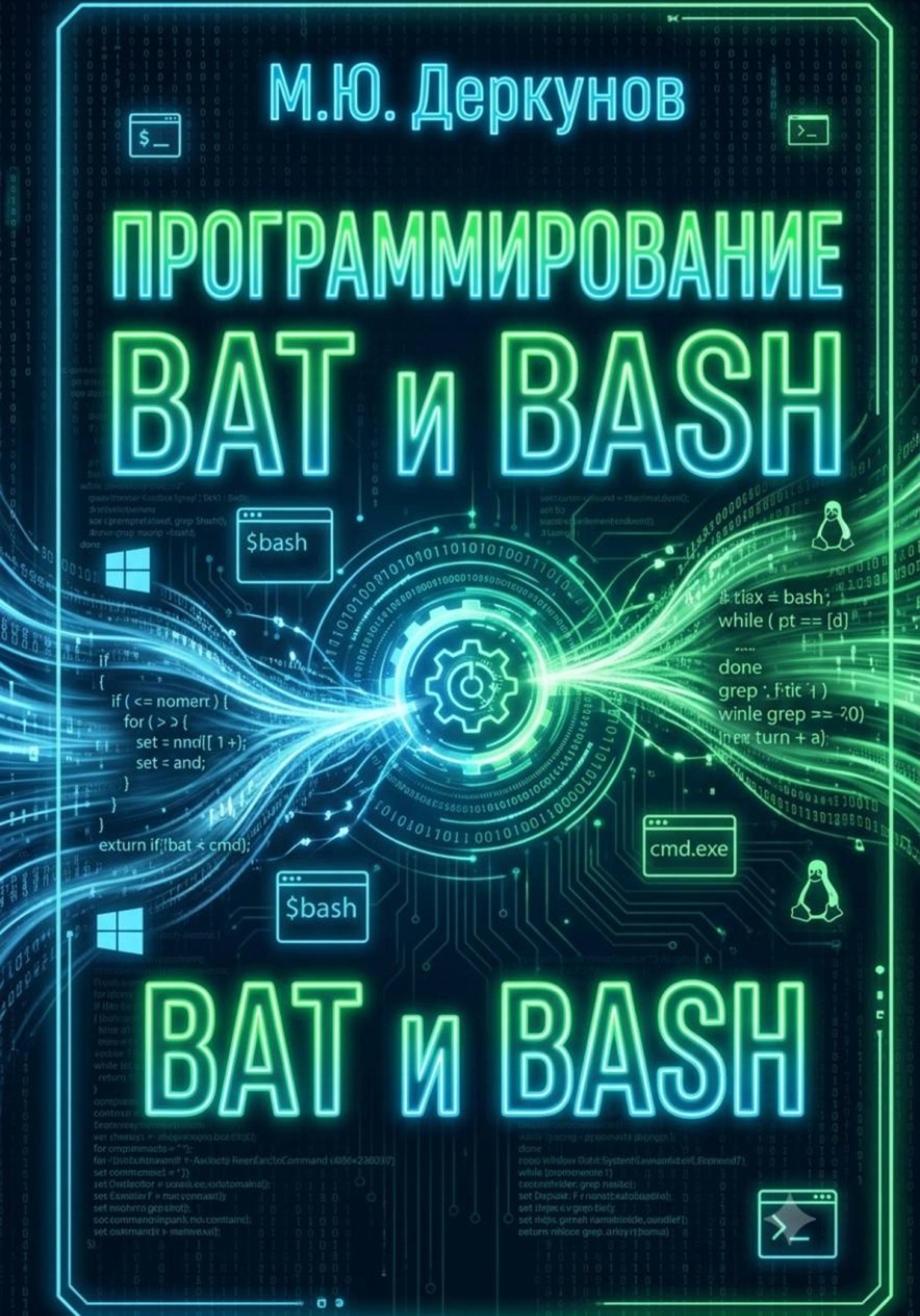 Обложка книги «ПРОГРАММИРОВАНИЕ BAT И BASH»
