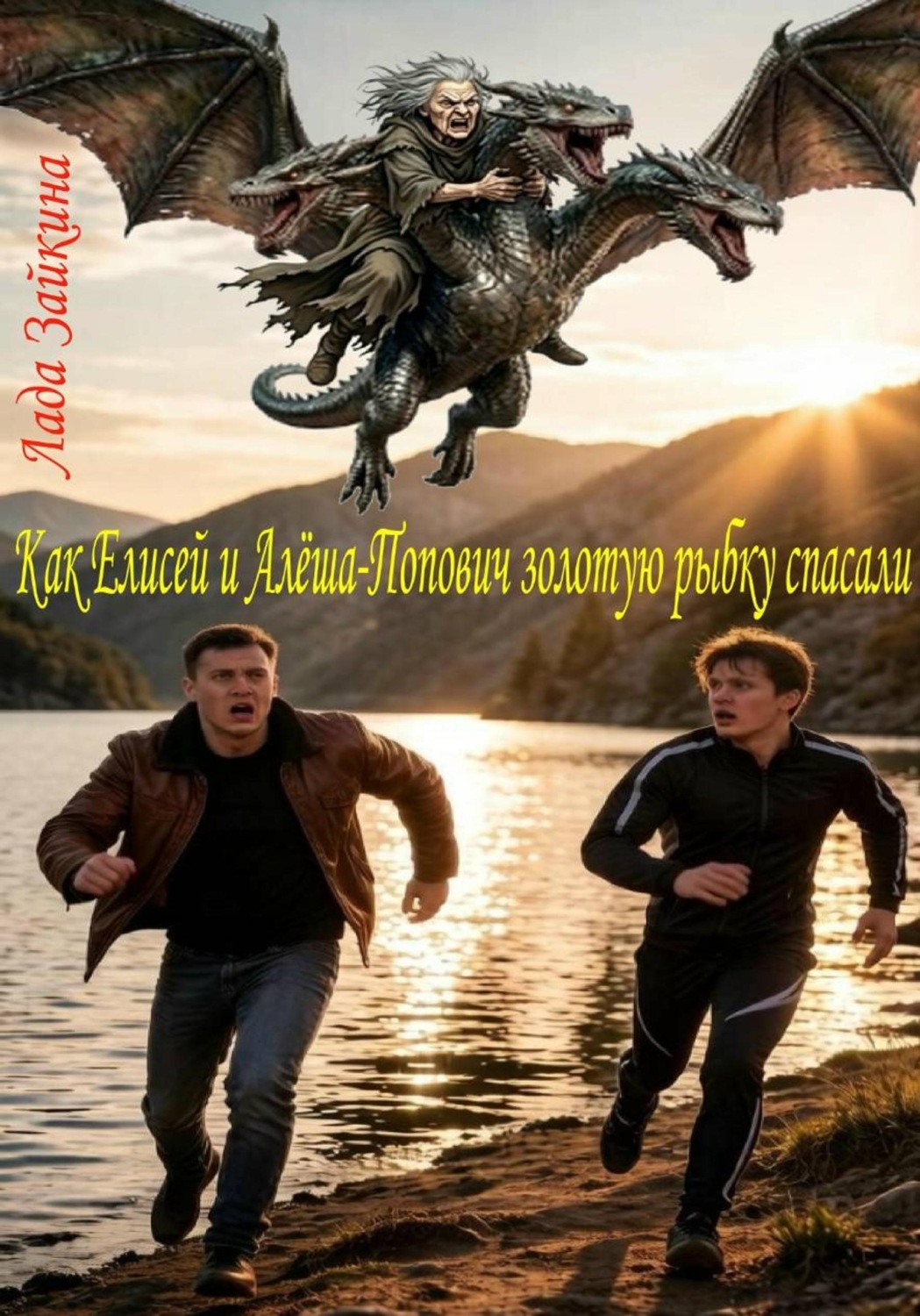 Обложка книги «Как Елисей и Алёша-Попович золотую рыбку спасали»