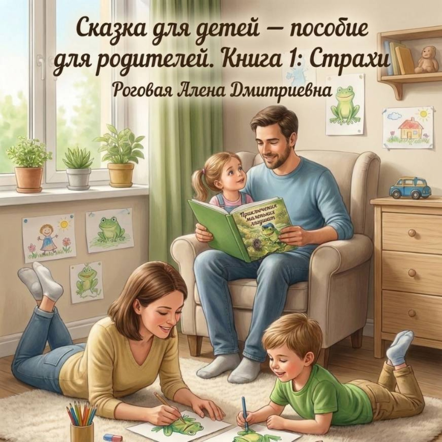 Обложка книги ««Сказка для детей – пособие для родителей». Книга первая. Страхи.»
