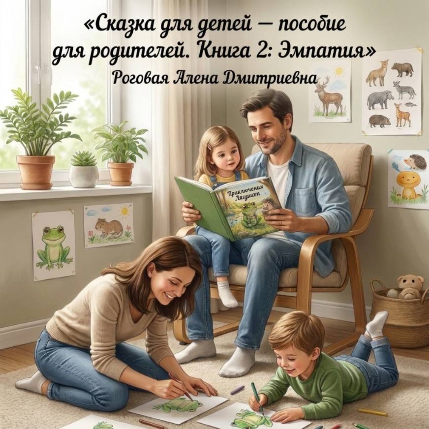 Обложка книги ««Сказка для детей – пособие для родителей» Книга вторая. Эмпатия.»