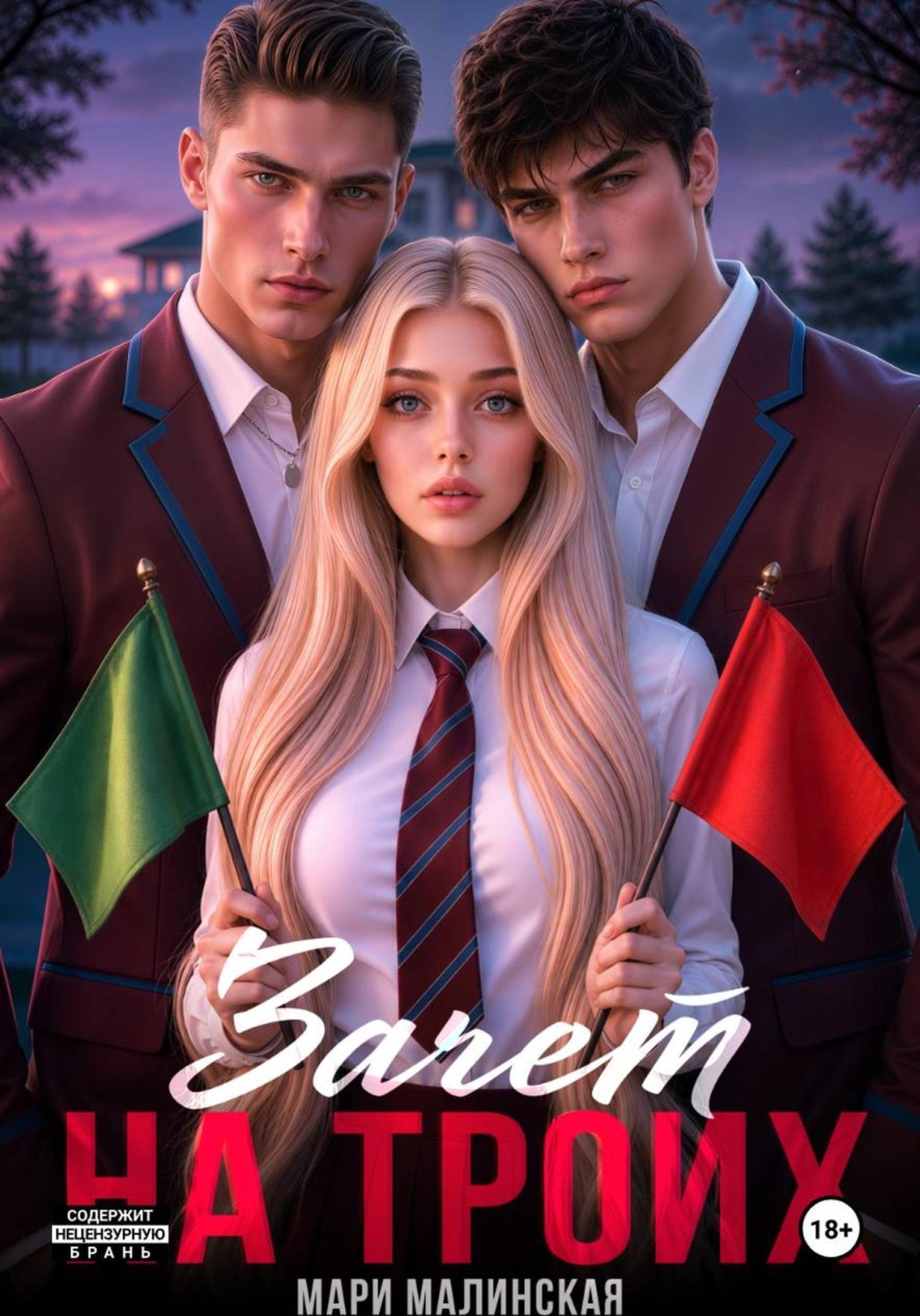 Обложка книги «Зачёт на троих»