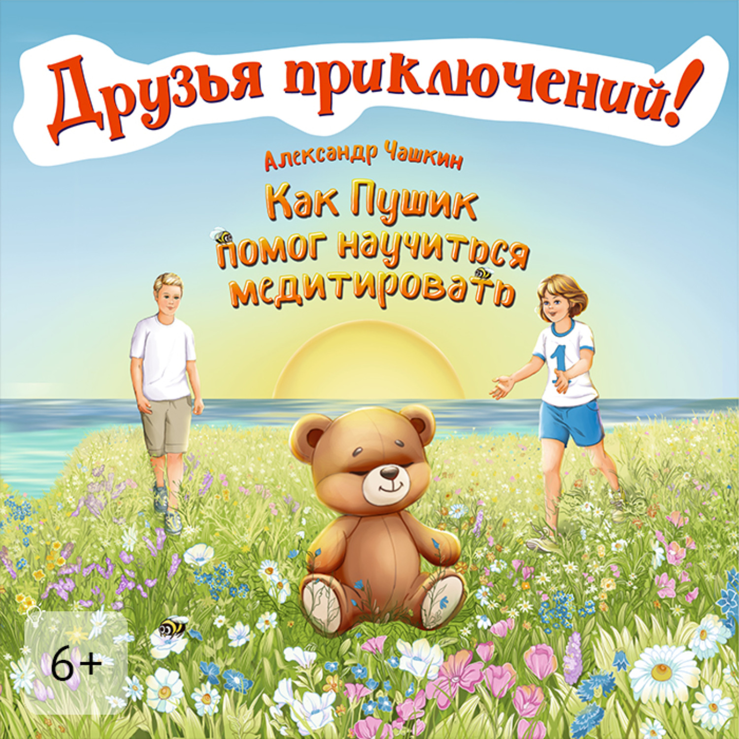 Обложка книги «Друзья приключений. Как Пушик помог научиться медитировать»