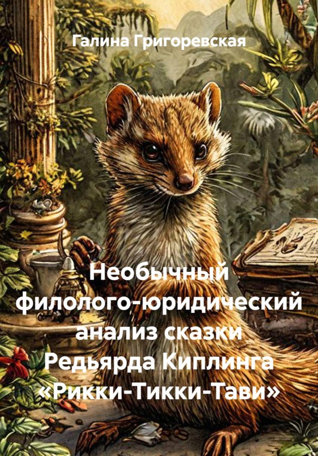 Обложка книги «Необычный филолого-юридический анализ сказки Редьярда Киплинга «Рикки-Тикки-Тави»»
