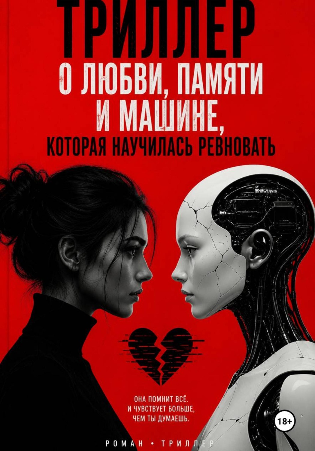 Обложка книги «Триллер о любви, памяти и машине, которая научилась ревновать»