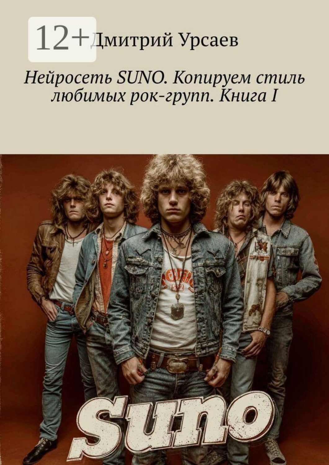 Обложка книги «Нейросеть SUNO. Копируем стиль любимых рок-групп. Книга I»