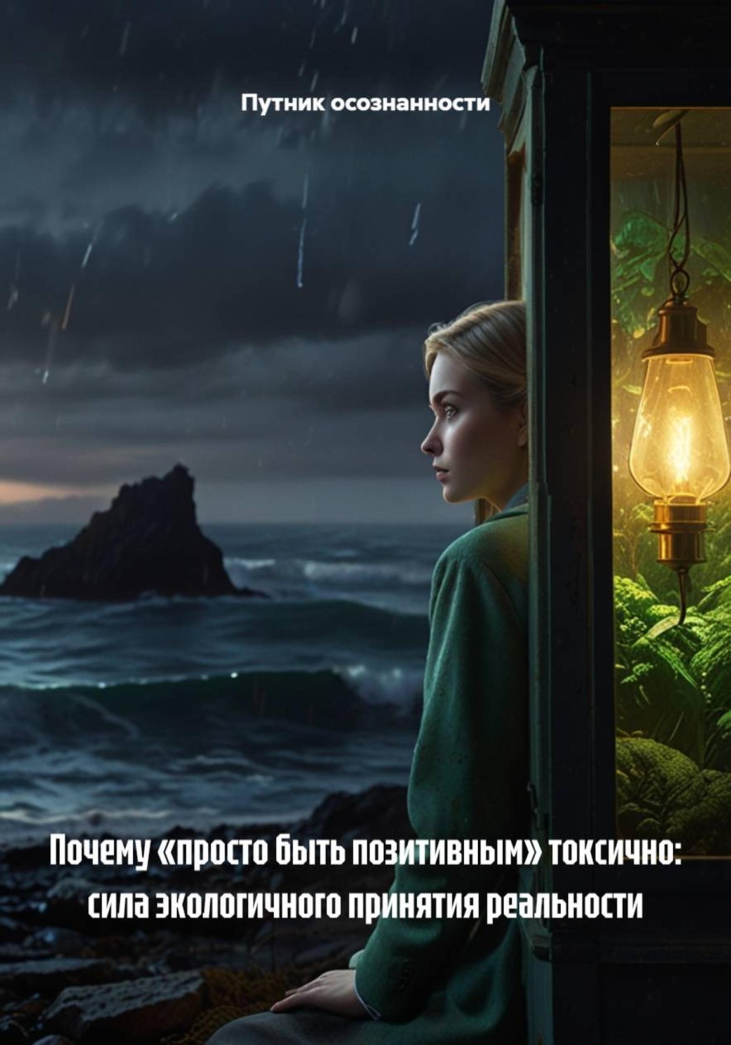 Обложка книги «Почему «просто быть позитивным» токсично: сила экологичного принятия реальности»