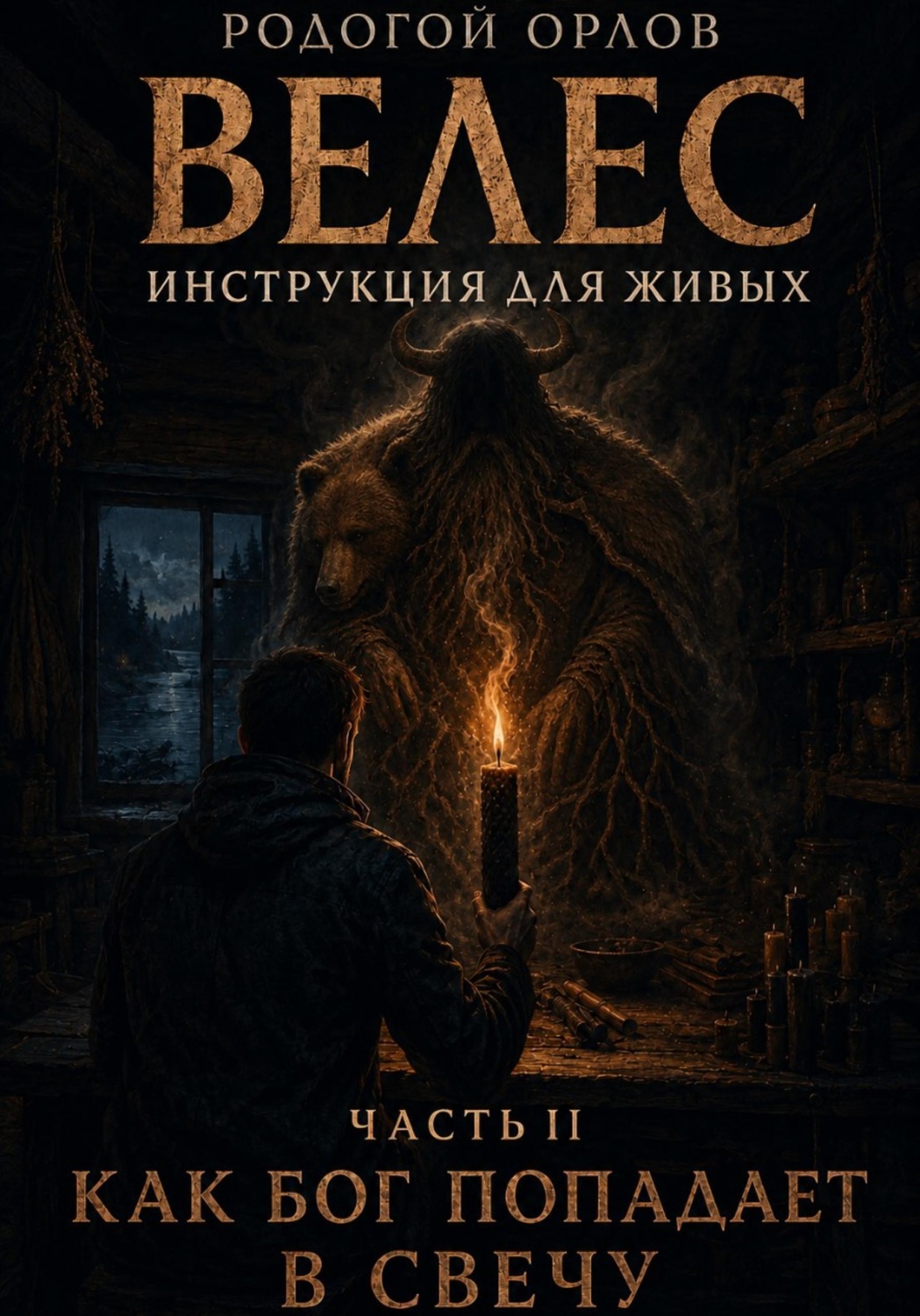 Обложка книги «ВЕЛЕС - инструкция для живых. Часть 2. Как Бог попадает в свечу»