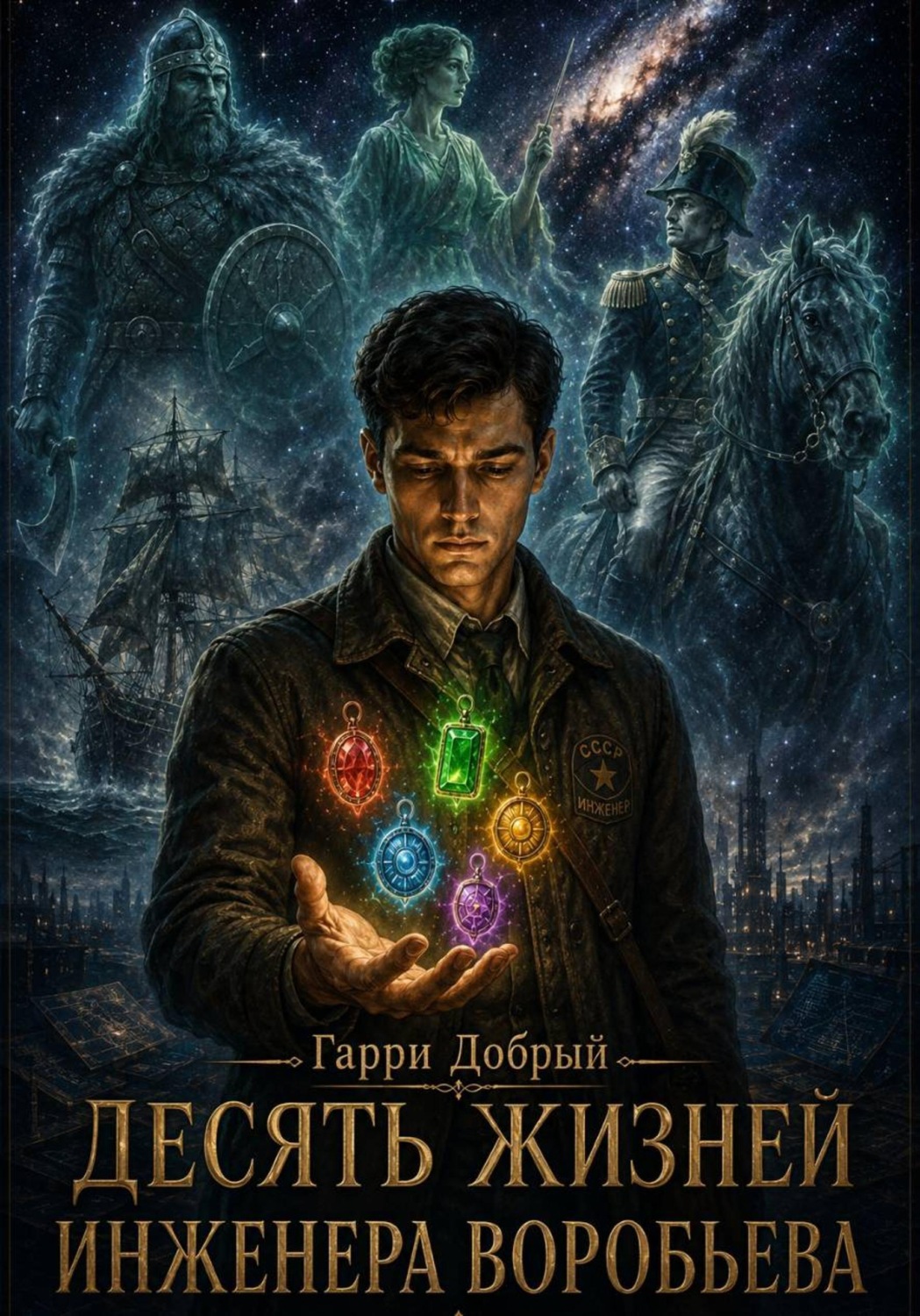 Обложка книги «Десять жизней инженера Воробьёва»