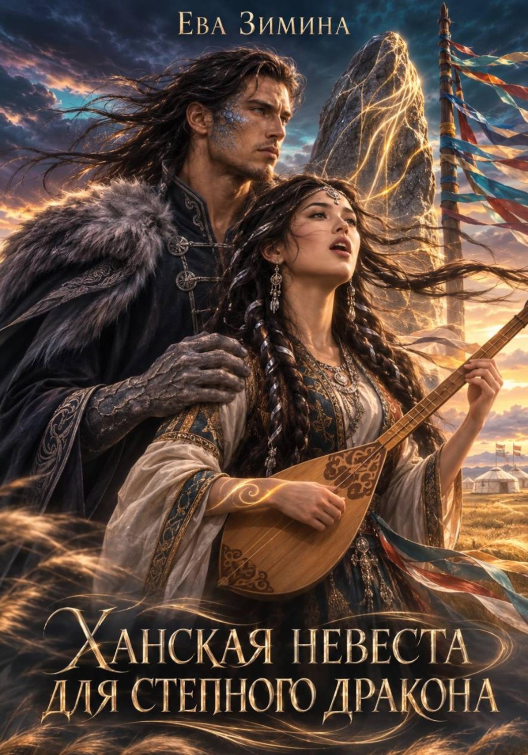 Обложка книги «Ханская невеста для степного дракона»