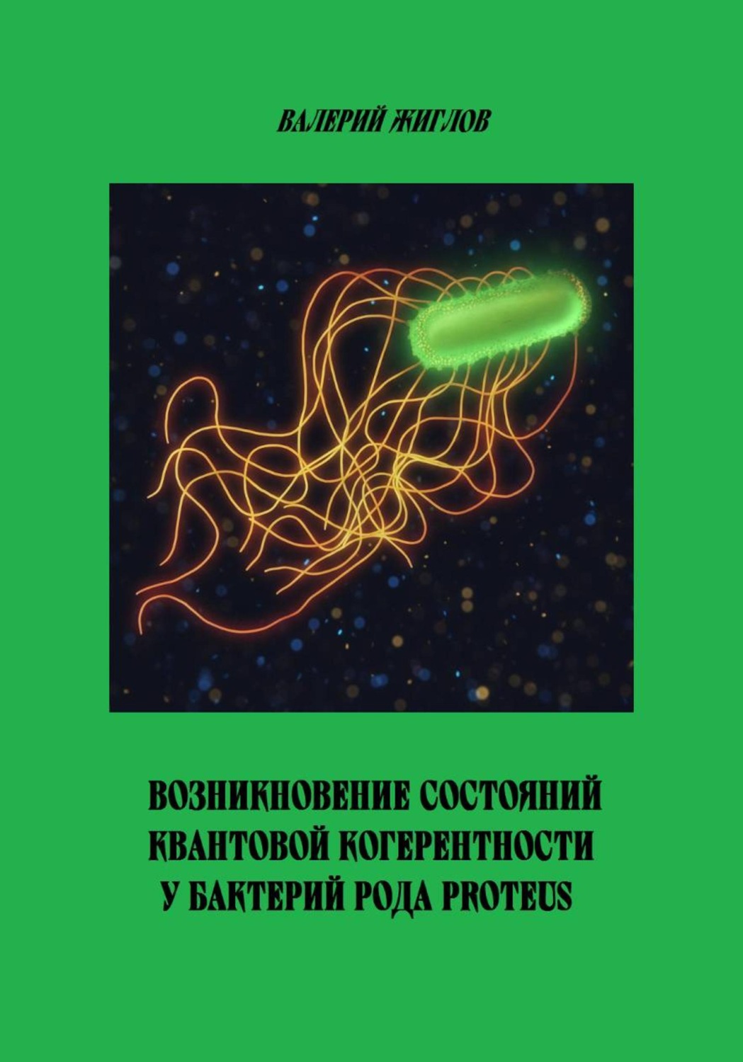 Обложка книги «Возникновение состояний квантовой когерентности у бактерий рода Proteus»