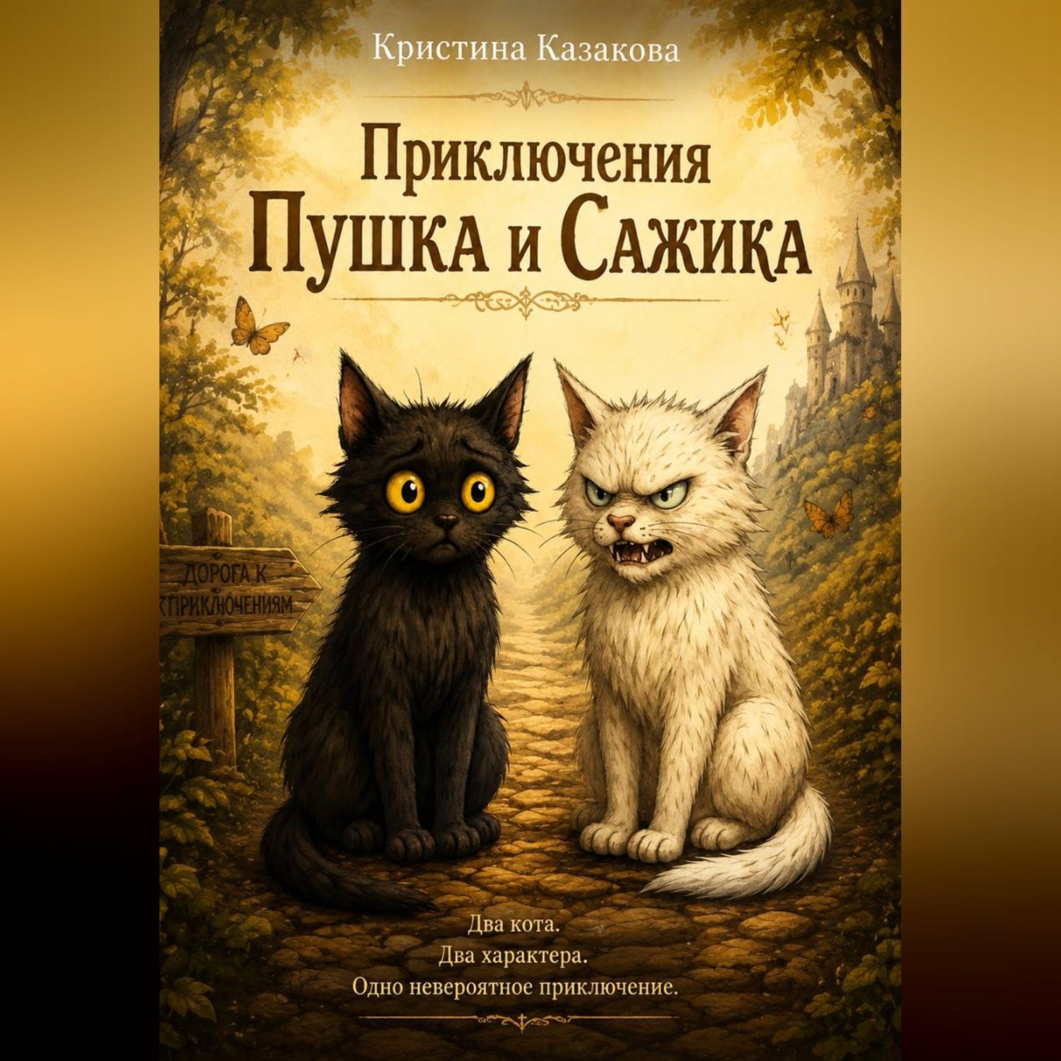 Обложка книги «Приключения Пушка и Сажика»