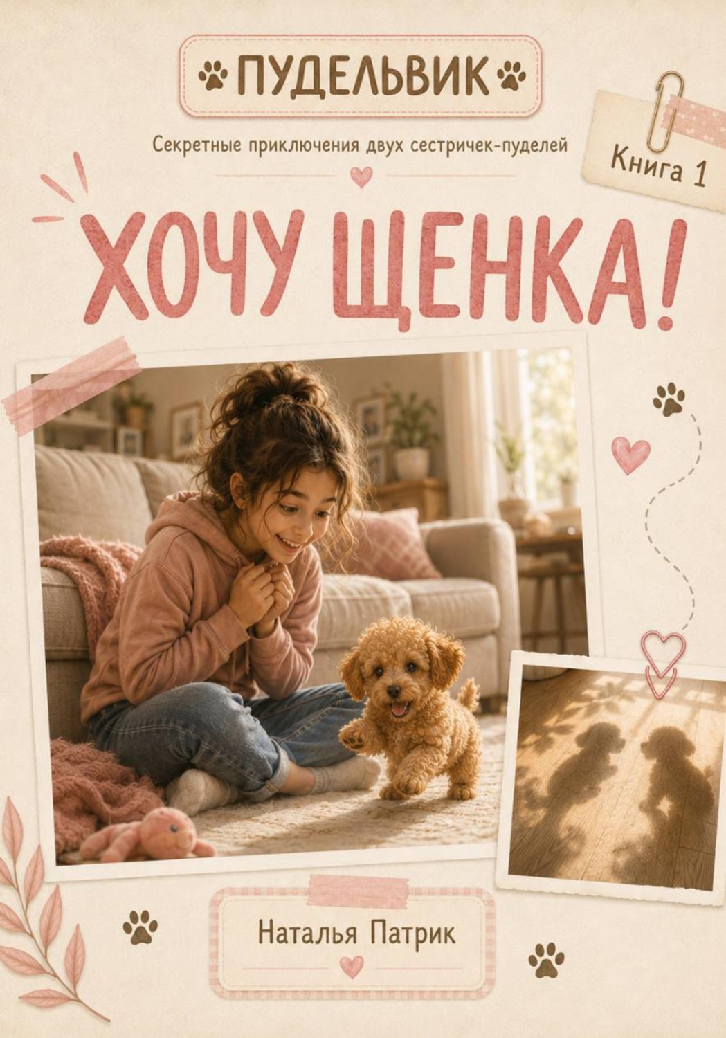 Обложка книги «Хочу щенка»