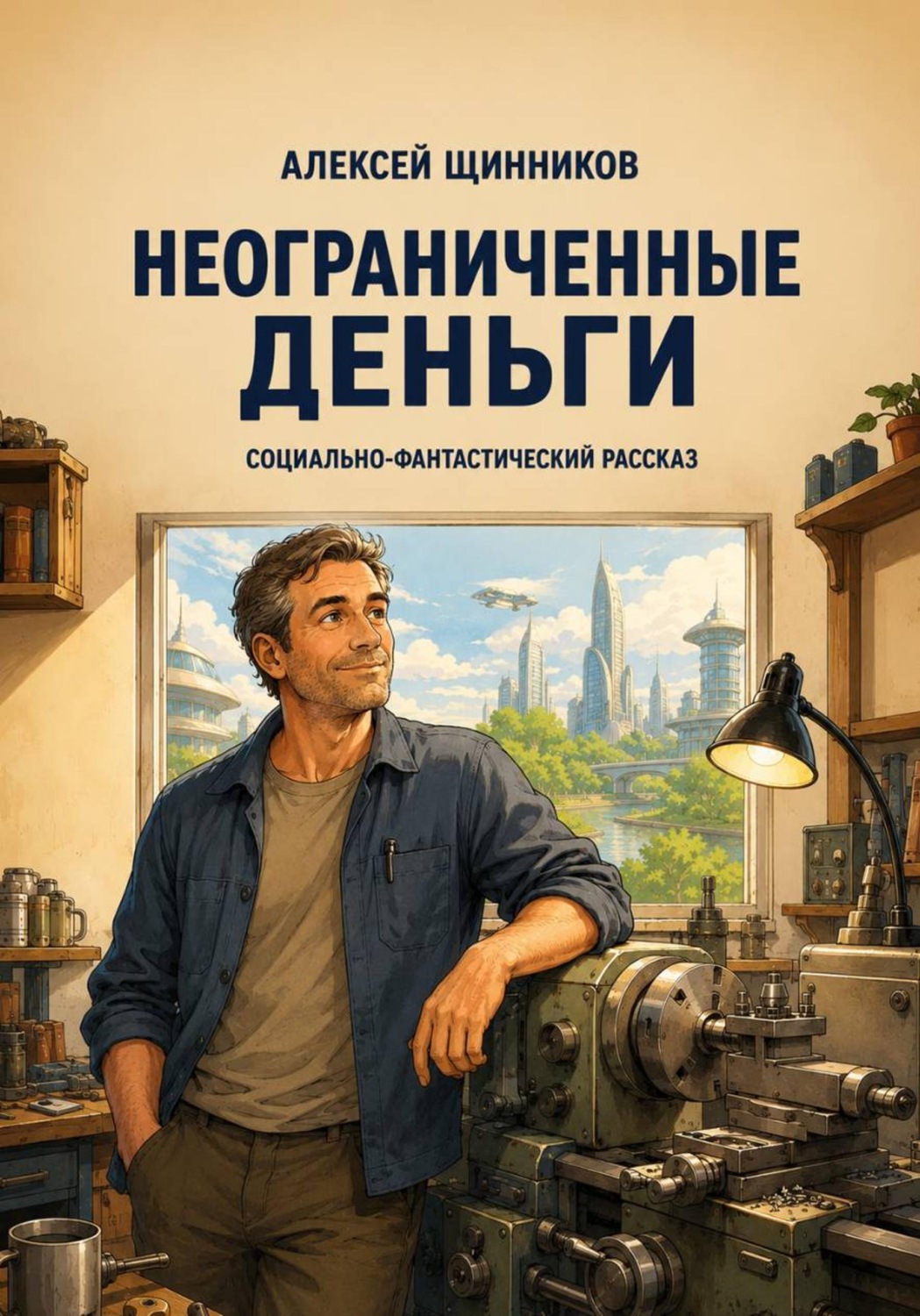 Обложка книги «Неограниченные деньги. Социально-фантастический рассказ»