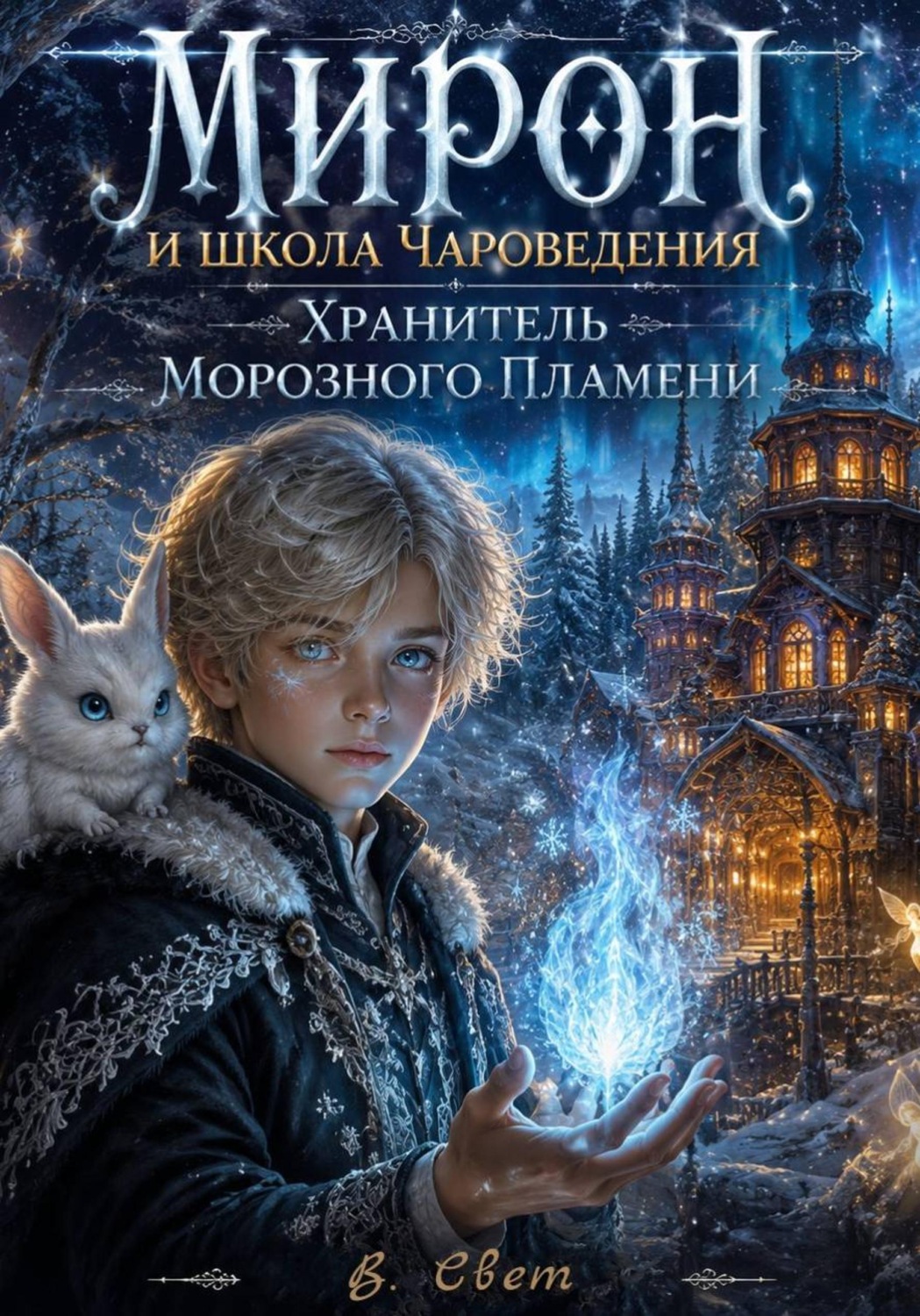 Обложка книги «Мирон и Школа Чароведения: Хранитель Морозного Пламени»